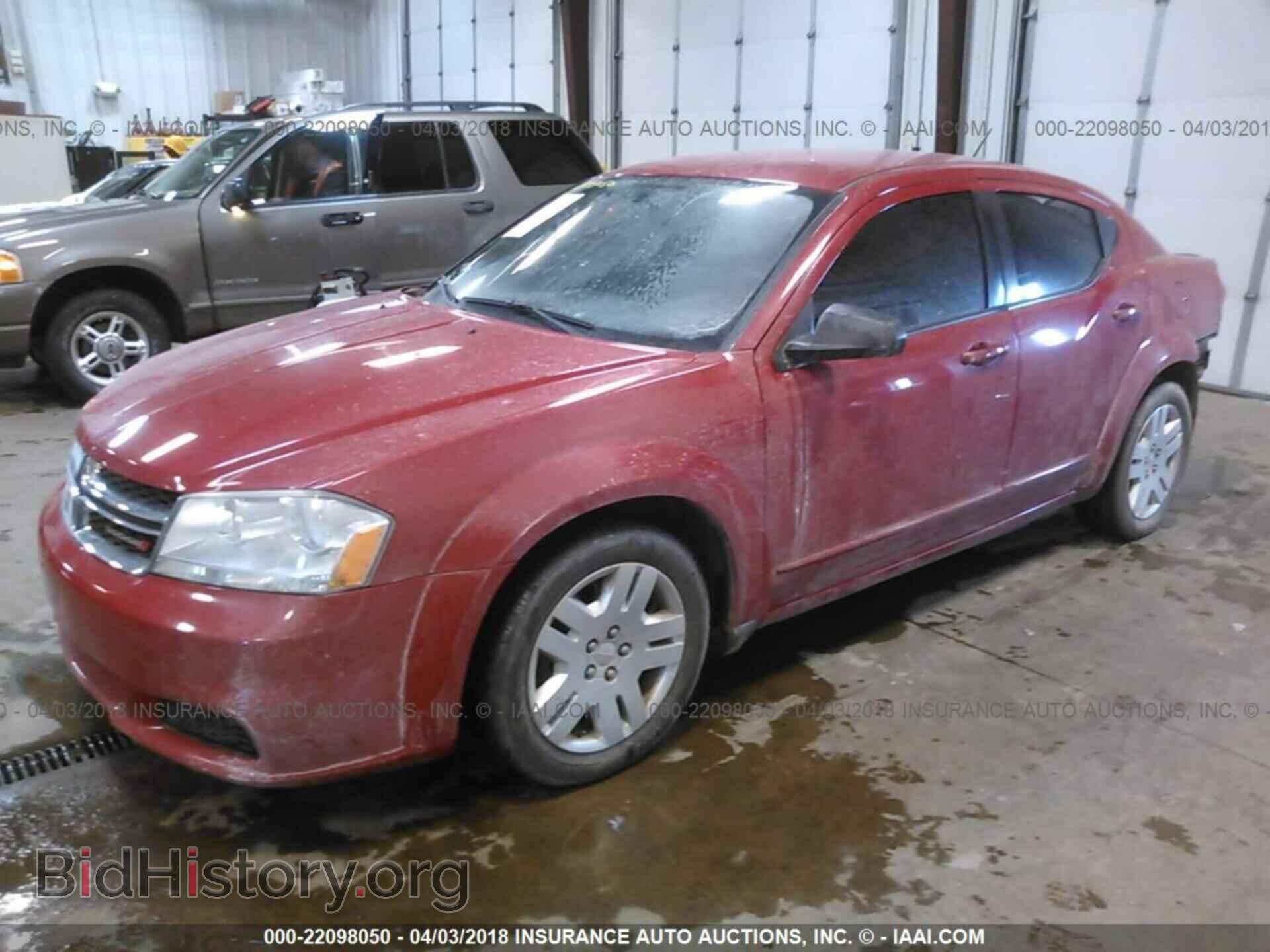 2012 Dodge Avenger - VIN: 1C3CDZAG5CN327734 - Фото 2