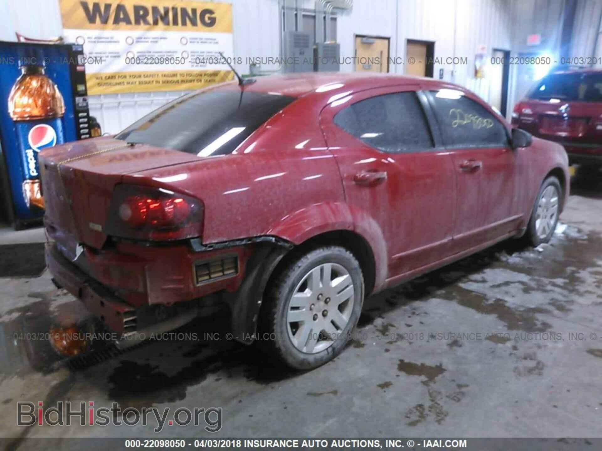 2012 Dodge Avenger - VIN: 1C3CDZAG5CN327734 - Фото 4