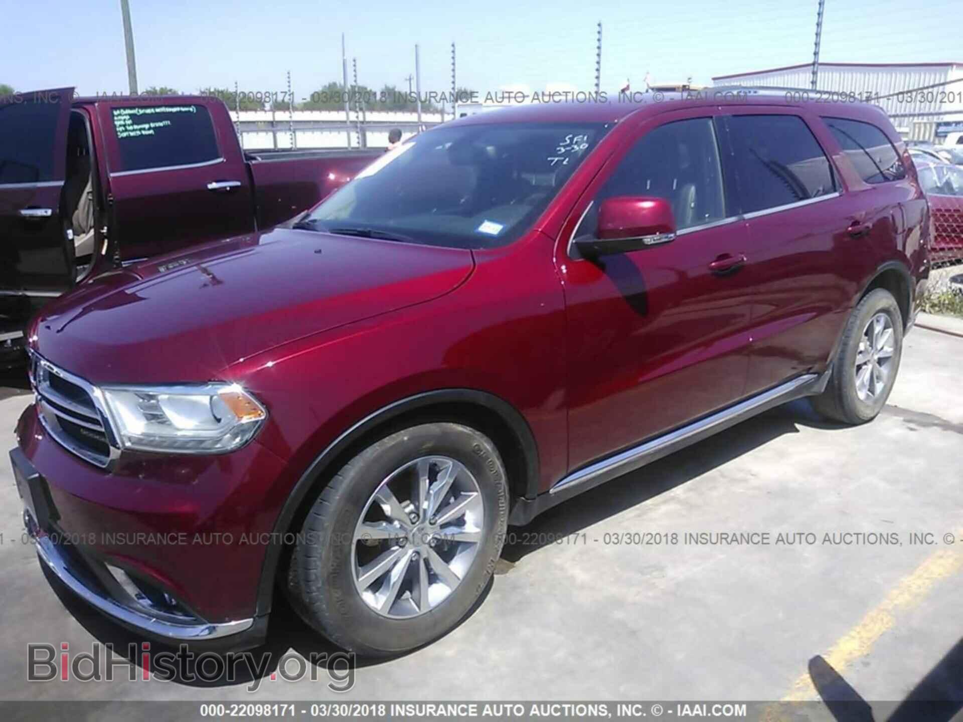 2014 Dodge Durango - VIN: 1C4RDHDG8EC326698 - Фото 2
