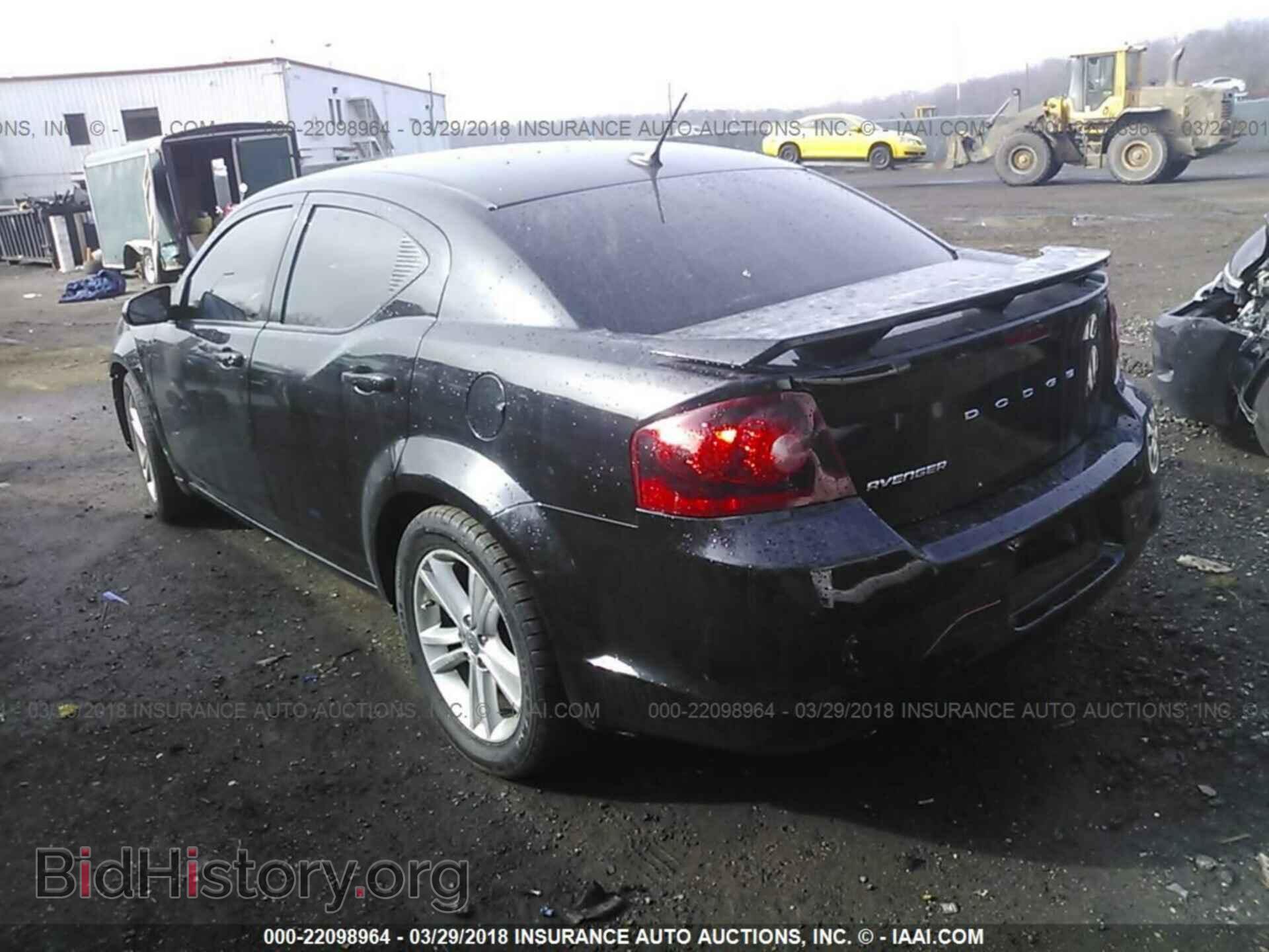 2012 Dodge Avenger - VIN: 1C3CDZAG0CN254868 - Фото 3
