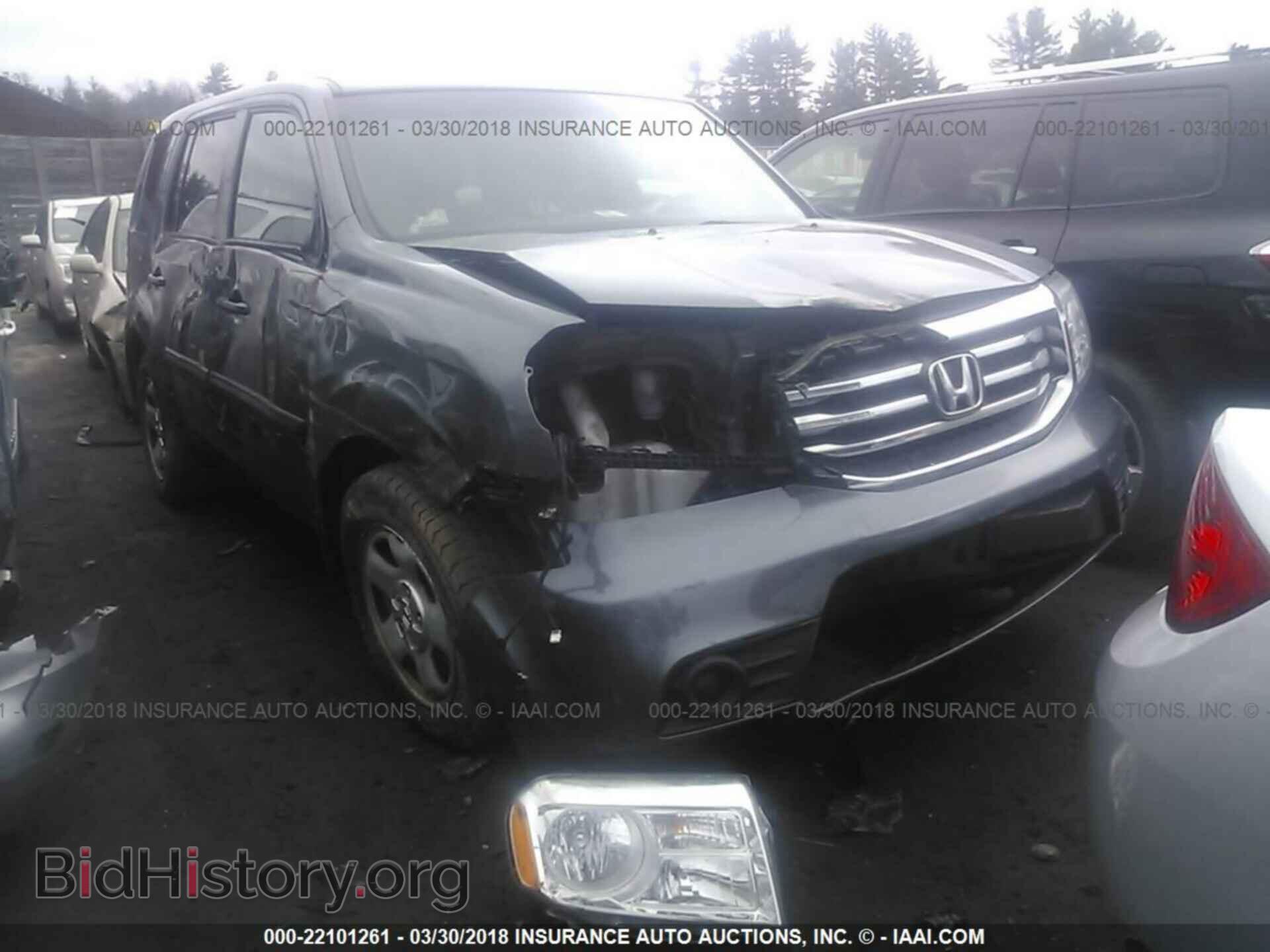 Photo 5FNYF4H25CB002573 - Honda Pilot 2012