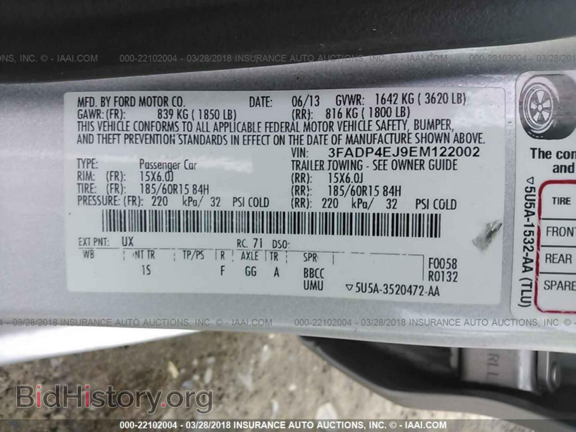 2014 Ford Fiesta - VIN: 3FADP4EJ9EM122002 - Photo 9