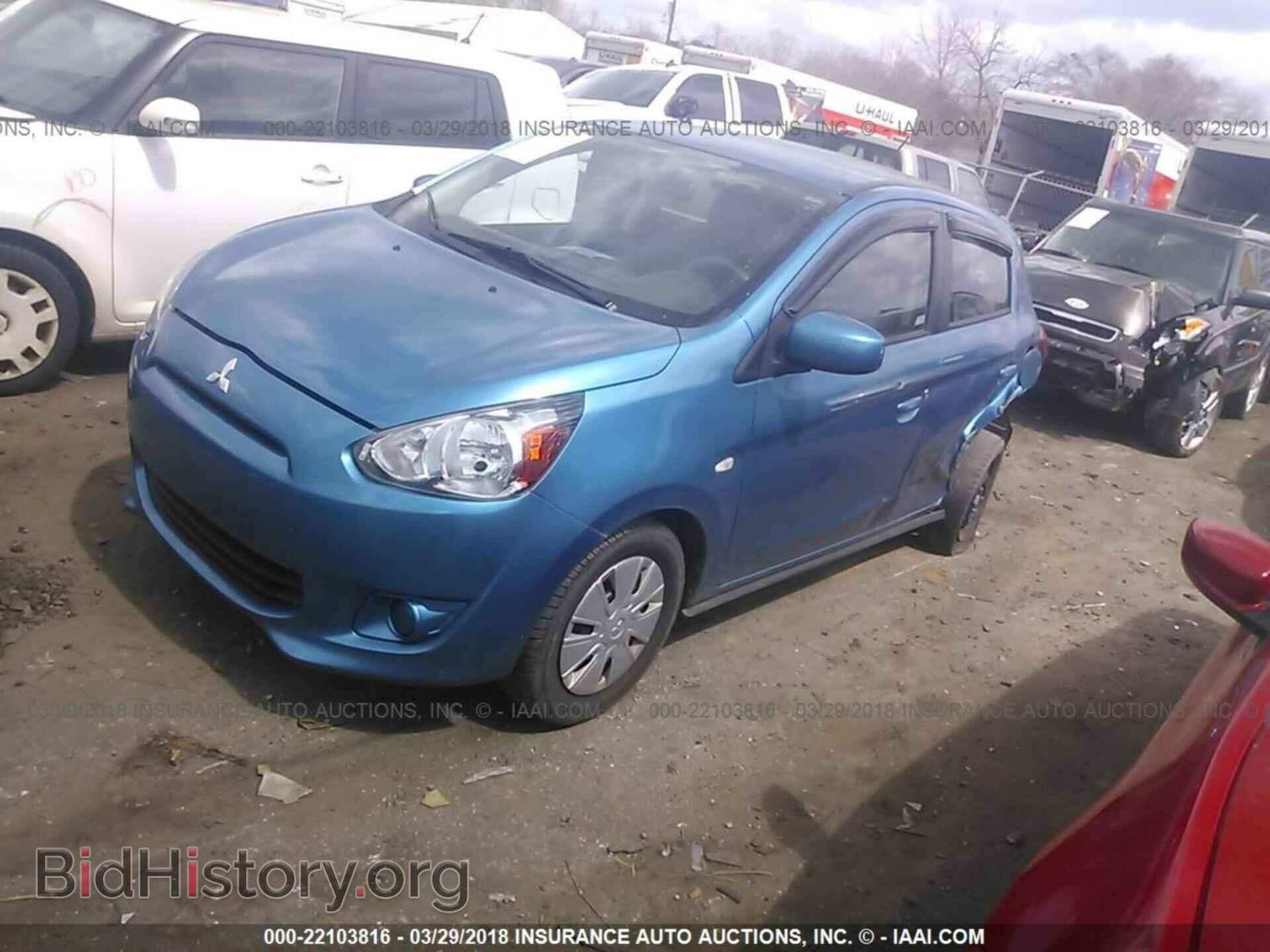2015 Mitsubishi Mirage - VIN: ML32A3HJ8FH012477 - Фото 2