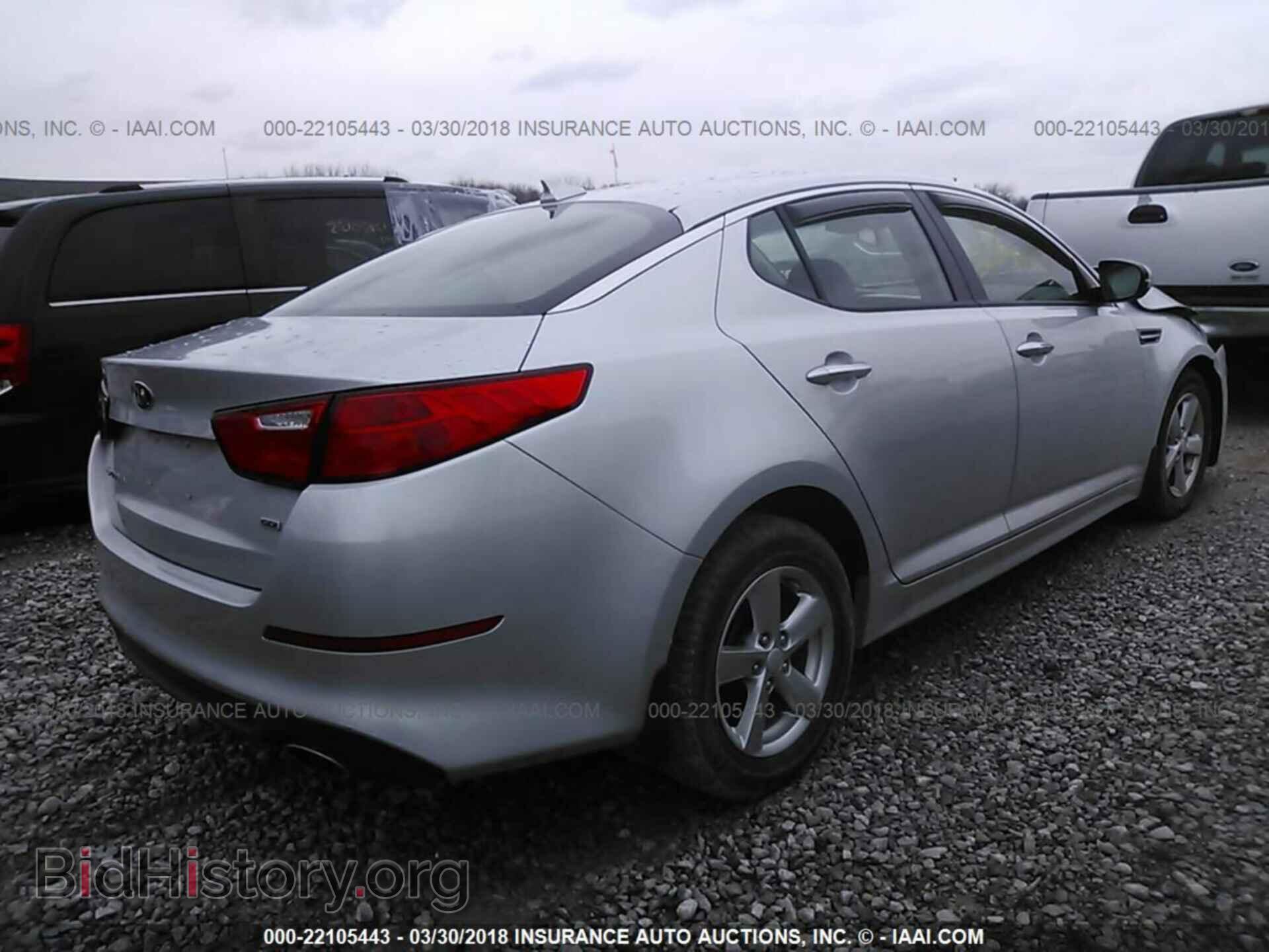 2015 Kia Optima - VIN: 5XXGM4A70FG449031 - Photo 4