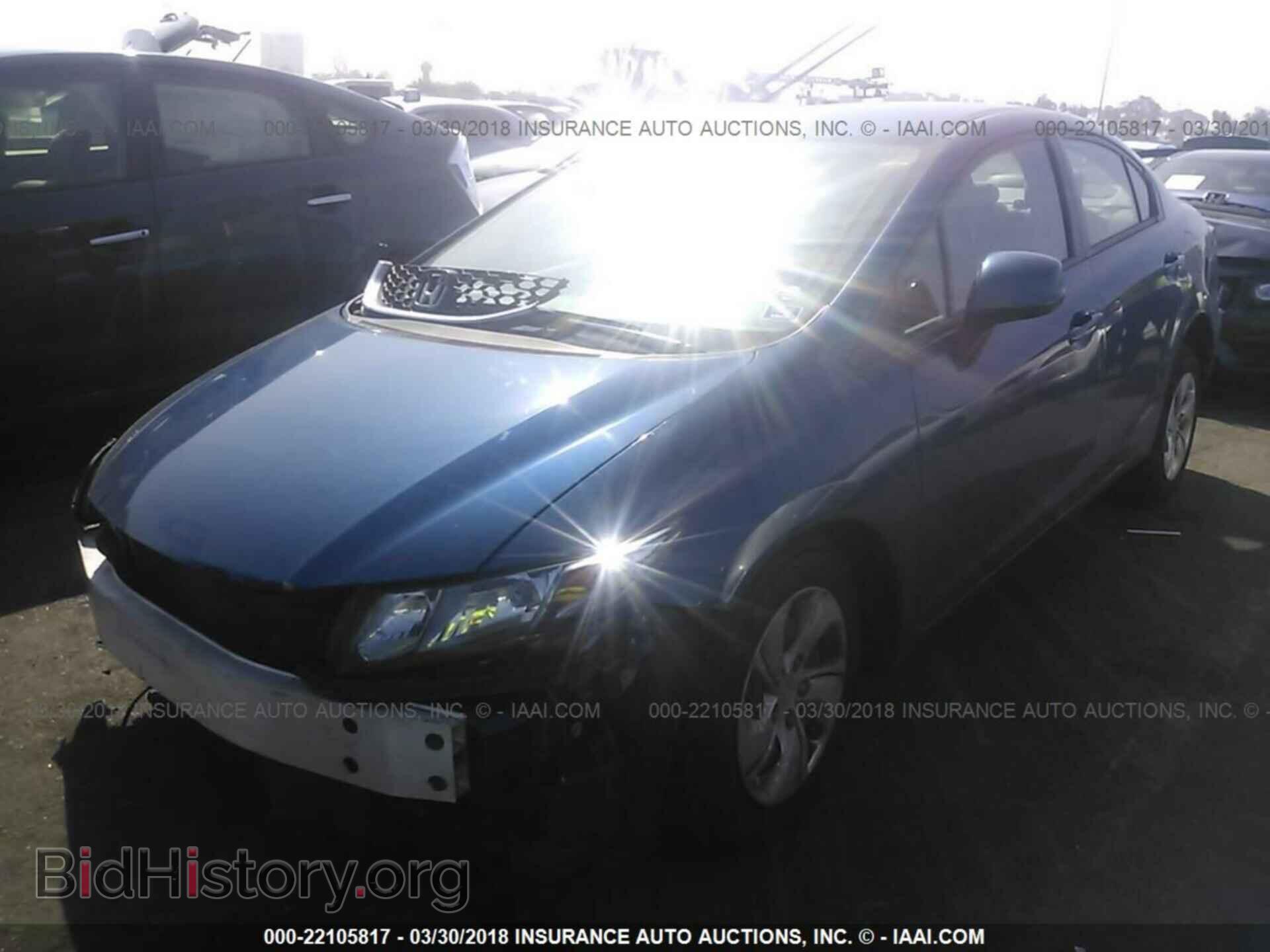 2013 Honda Civic - VIN: 19XFB2F51DE272895 - Фото 2