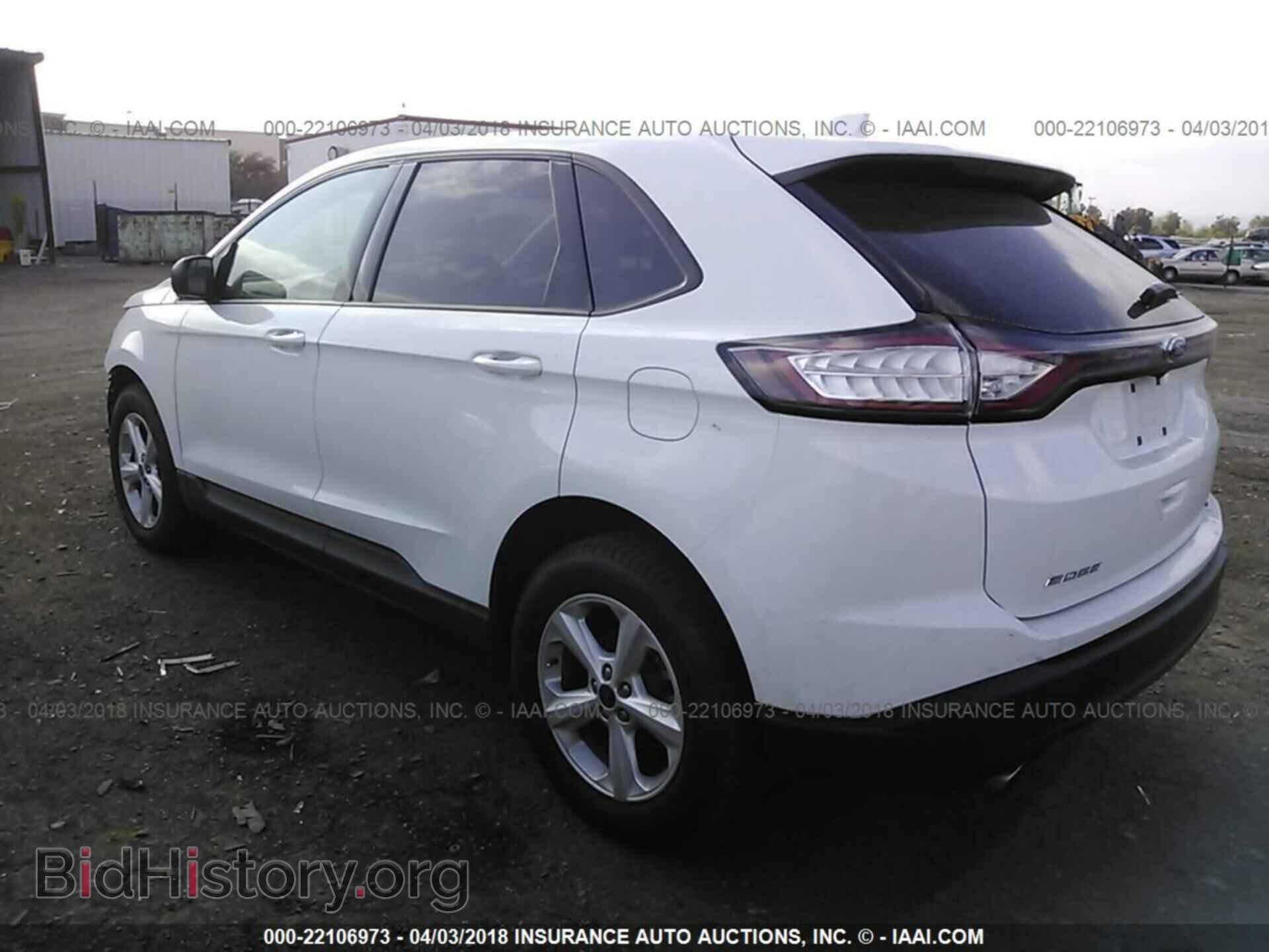2015 Ford Edge - VIN: 2FMTK3G91FBC34700 - Фото 3