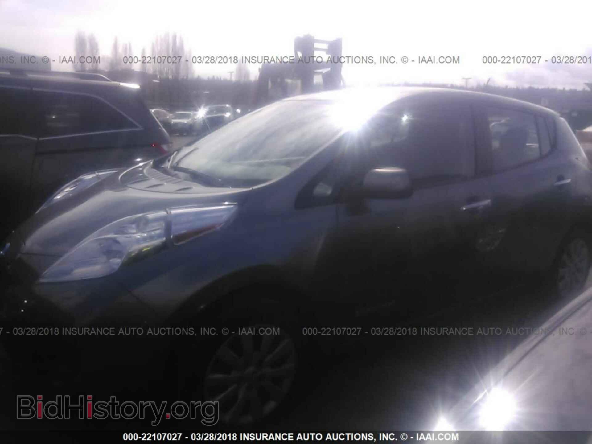 2015 Nissan Leaf - VIN: 1N4AZ0CP5FC320186 - Фото 2