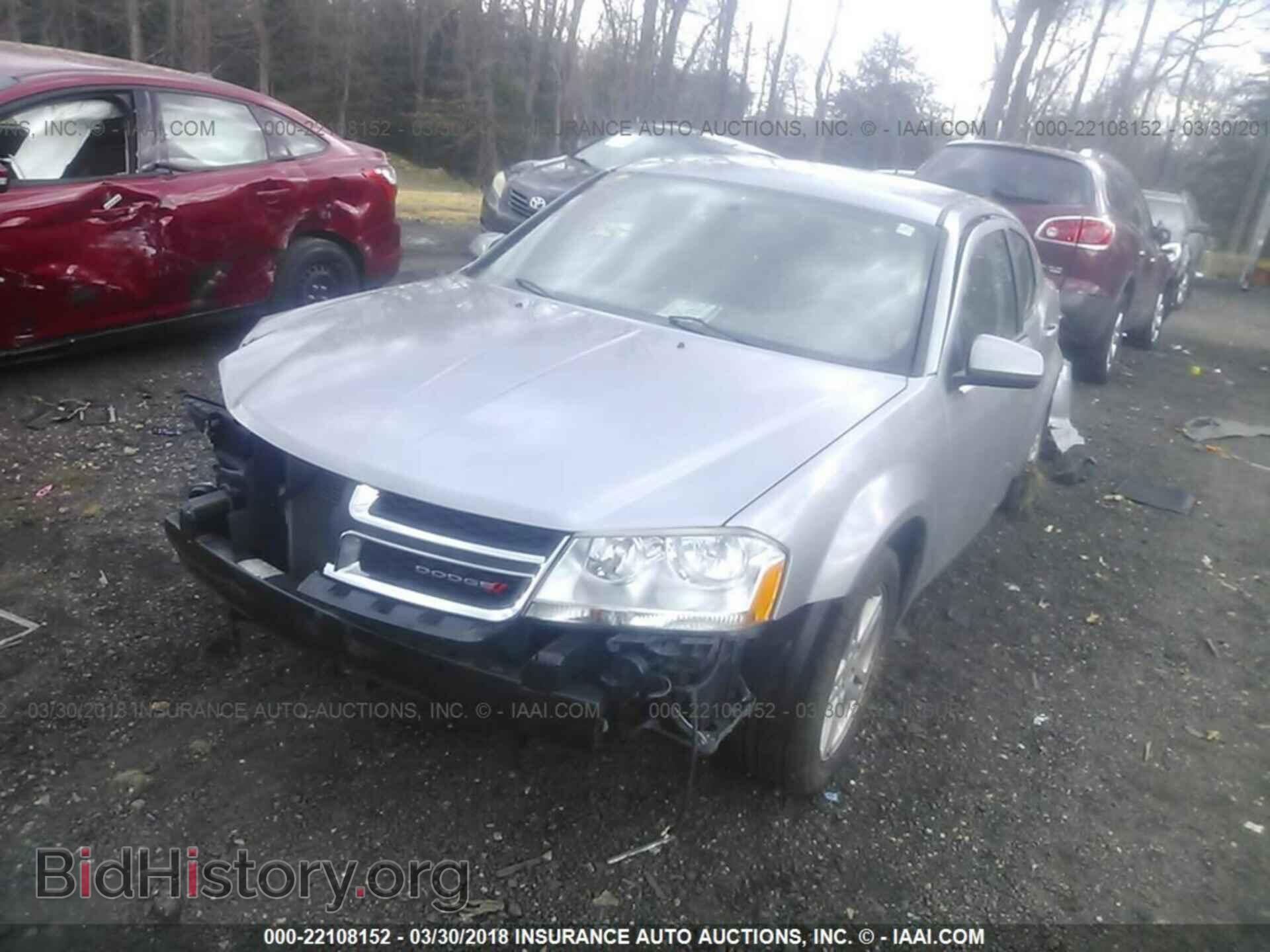 2013 Dodge Avenger - VIN: 1C3CDZCB6DN620612 - Фото 2