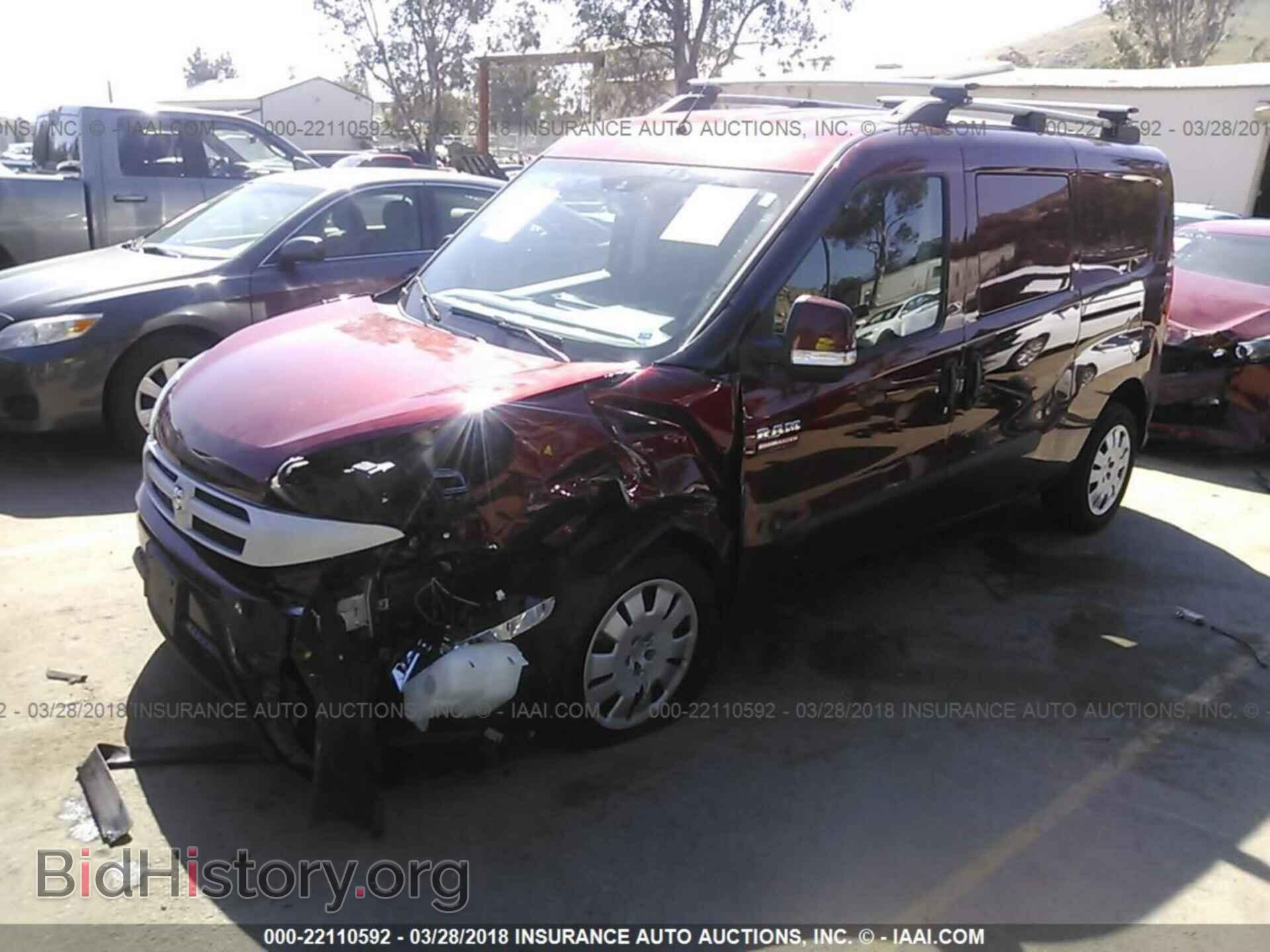 2017 Ram Promaster - VIN: ZFBERFBB7H6G09498 - Photo 2
