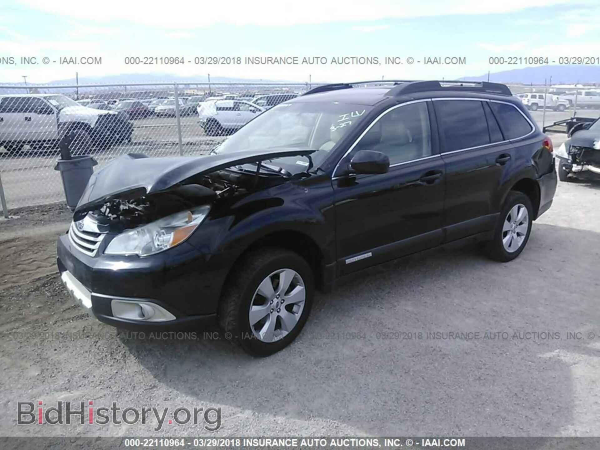 2012 Subaru Outback - VIN: 4S4BRCKC4C3255059 - Фото 2