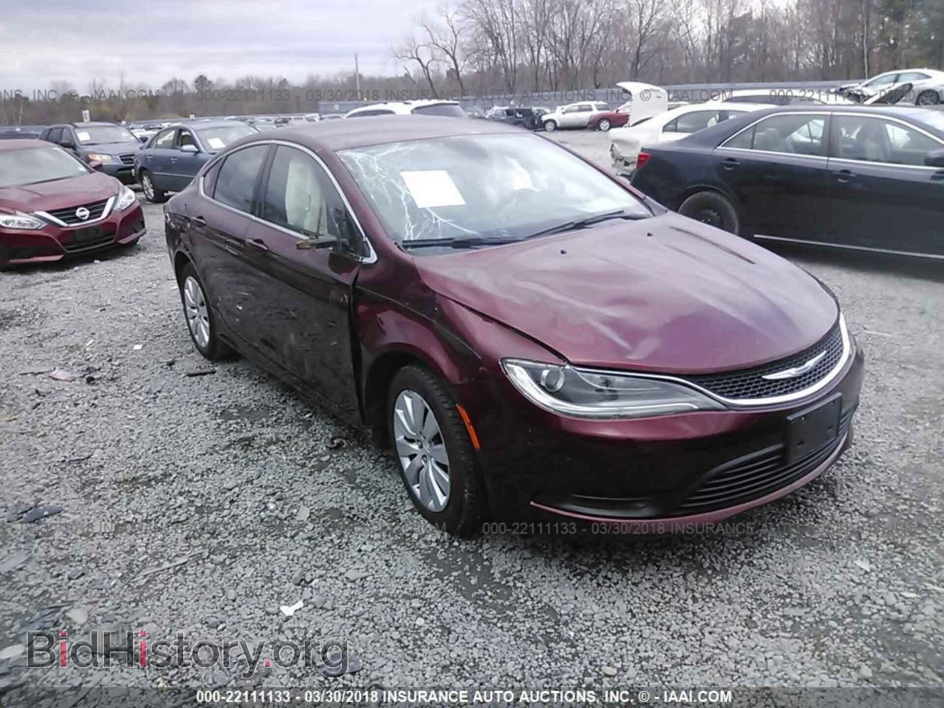 Фотография 1C3CCCFB2FN599580 - Chrysler 200 2015