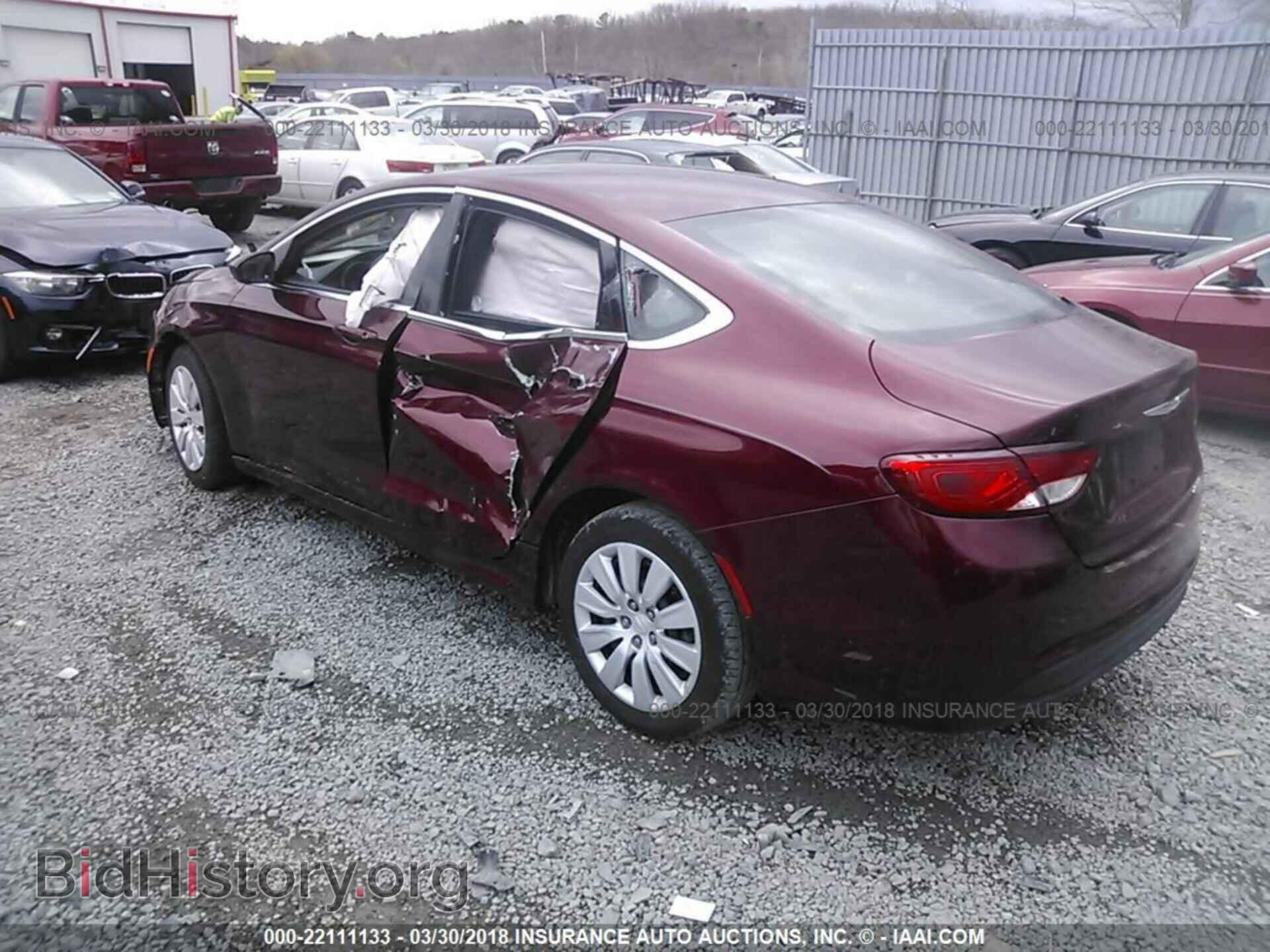 2015 Chrysler 200 - VIN: 1C3CCCFB2FN599580 - Фото 3