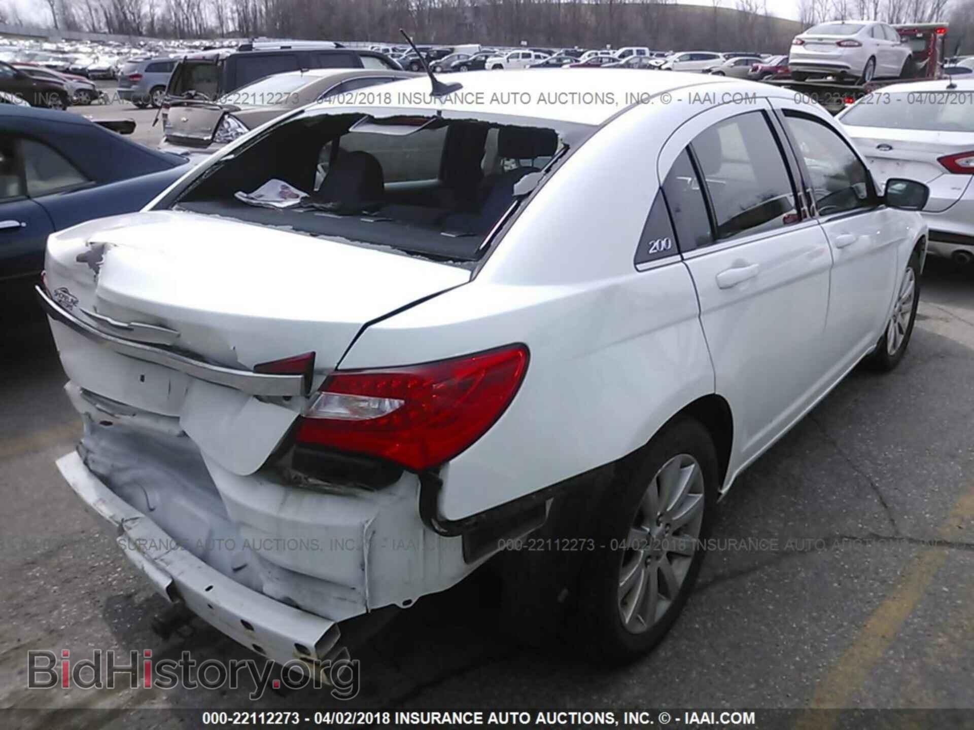 2012 Chrysler 200 - VIN: 1C3CCBAB3CN296983 - Фото 4