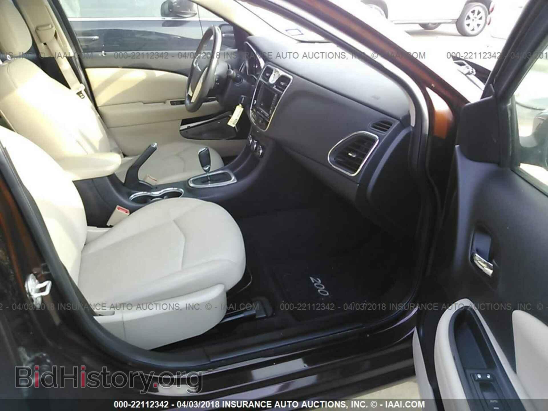 2012 Chrysler 200 - VIN: 1C3CCBCG3CN189571 - Фото 5