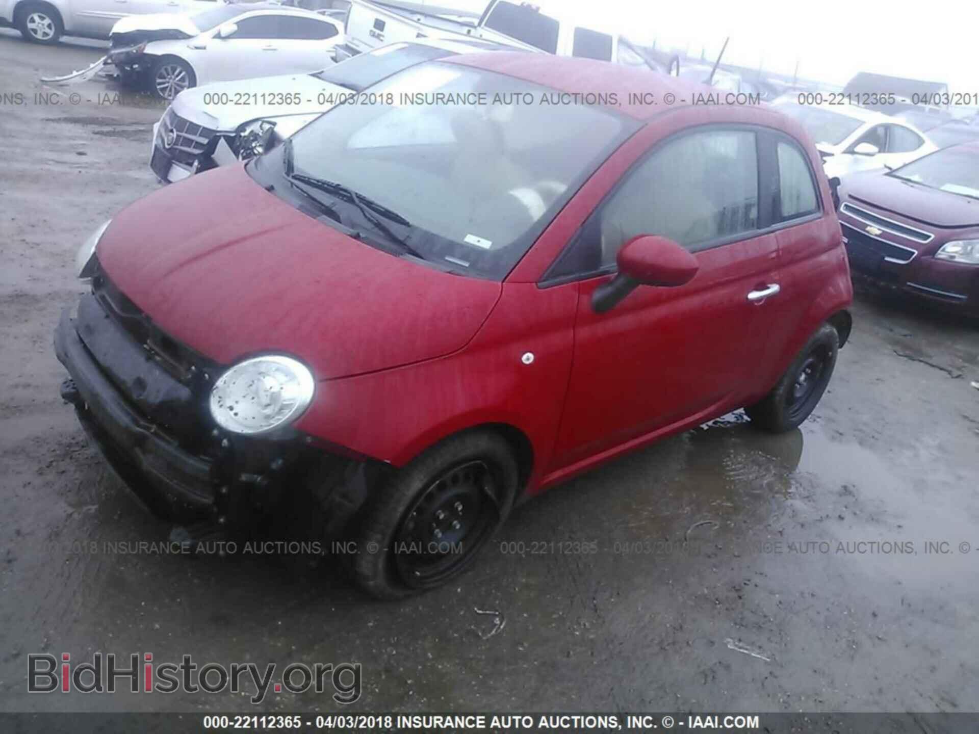 2012 Fiat 500 - VIN: 3C3CFFAR9CT380317 - Photo 2