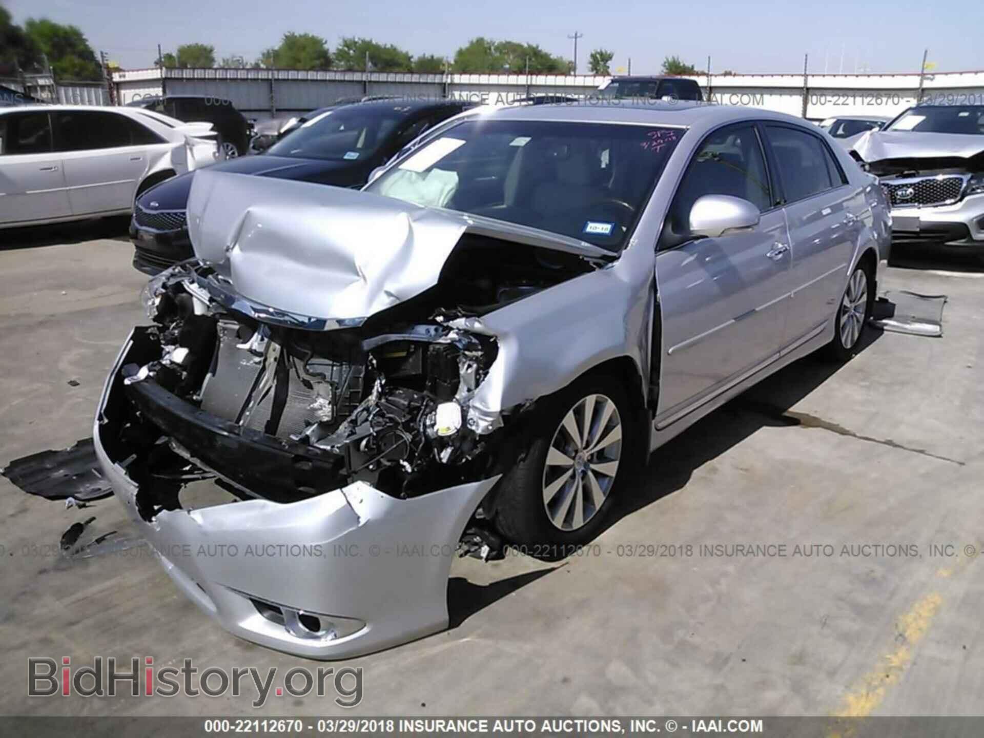 2012 Toyota Avalon - VIN: 4T1BK3DB7CU458613 - Фото 2