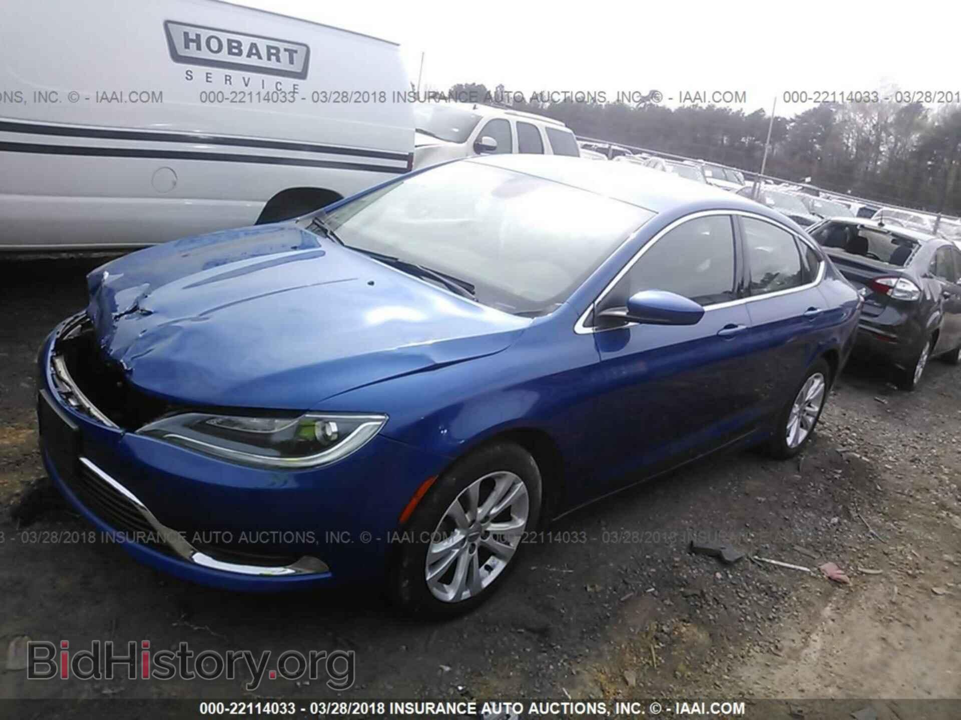 2015 Chrysler 200 - VIN: 1C3CCCABXFN701117 - Фото 2
