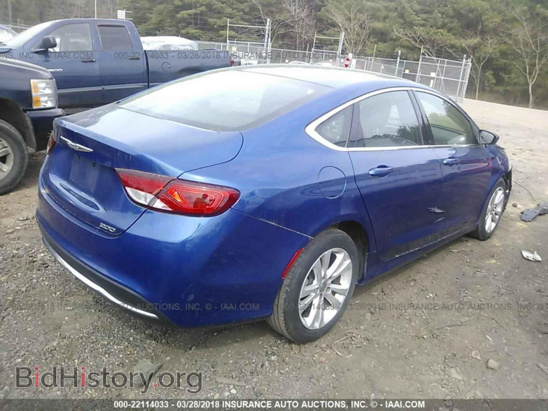 2015 Chrysler 200 - VIN: 1C3CCCABXFN701117 - Фото 4