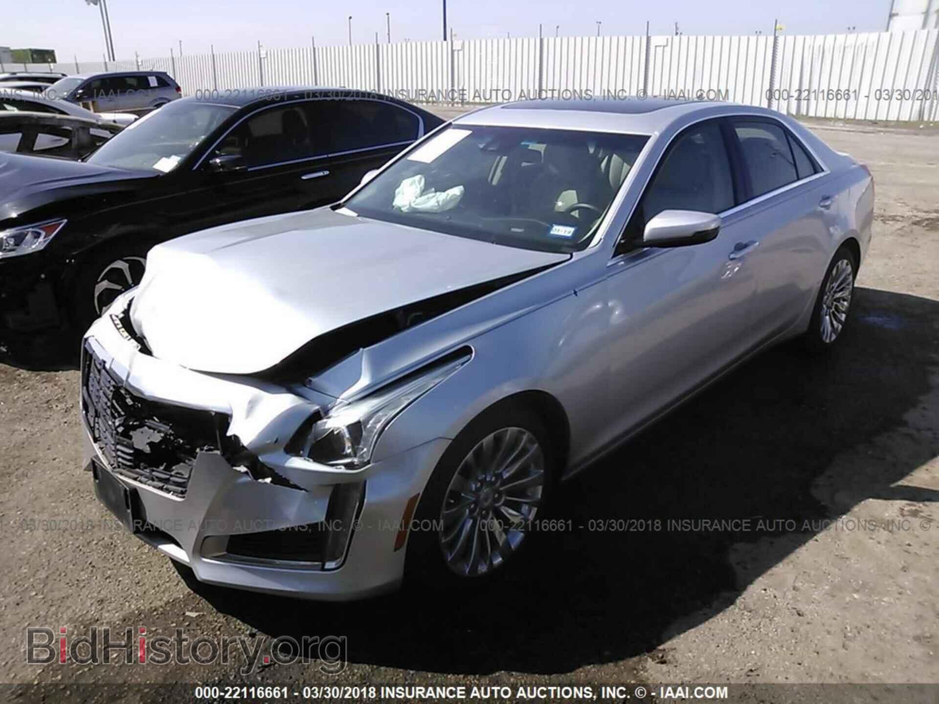 2014 Cadillac Cts - VIN: 1G6AR5SX6E0193735 - Фото 2