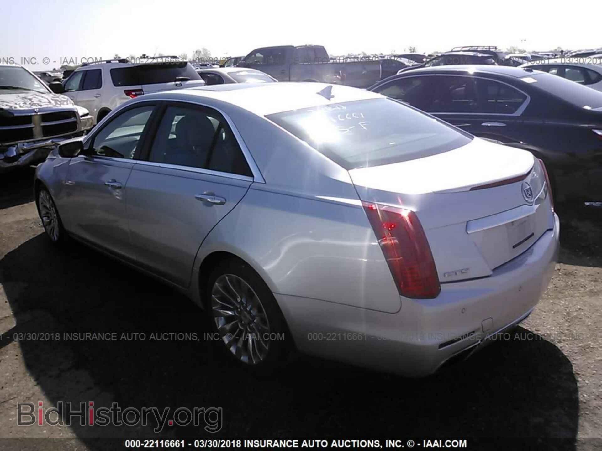 2014 Cadillac Cts - VIN: 1G6AR5SX6E0193735 - Фото 3