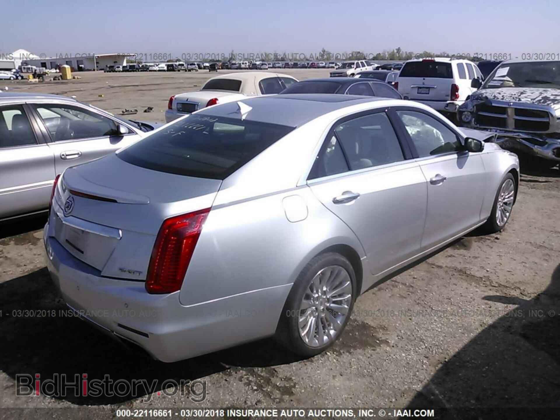 2014 Cadillac Cts - VIN: 1G6AR5SX6E0193735 - Фото 4
