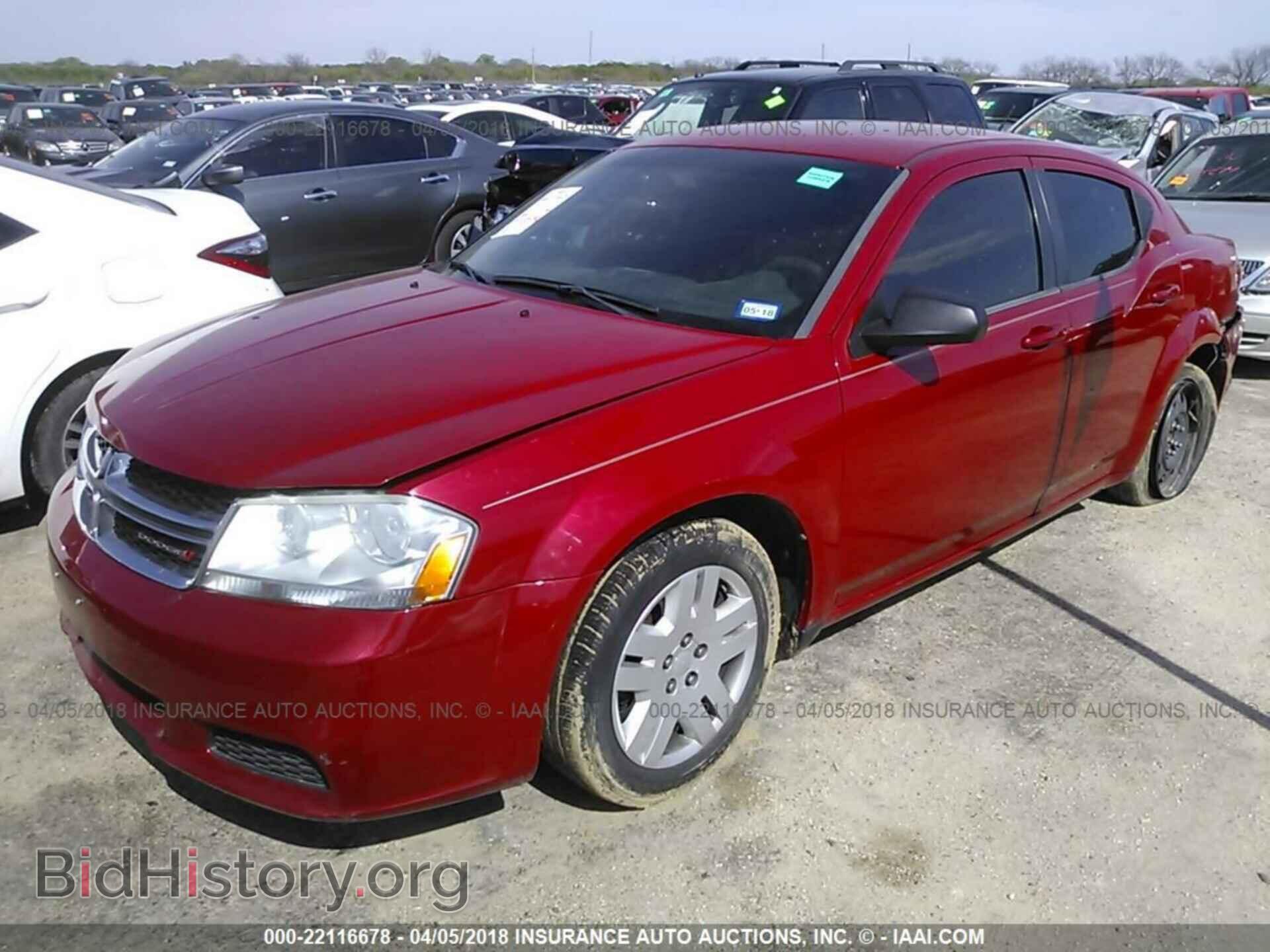 2012 Dodge Avenger - VIN: 1C3CDZAB4CN216306 - Фото 2