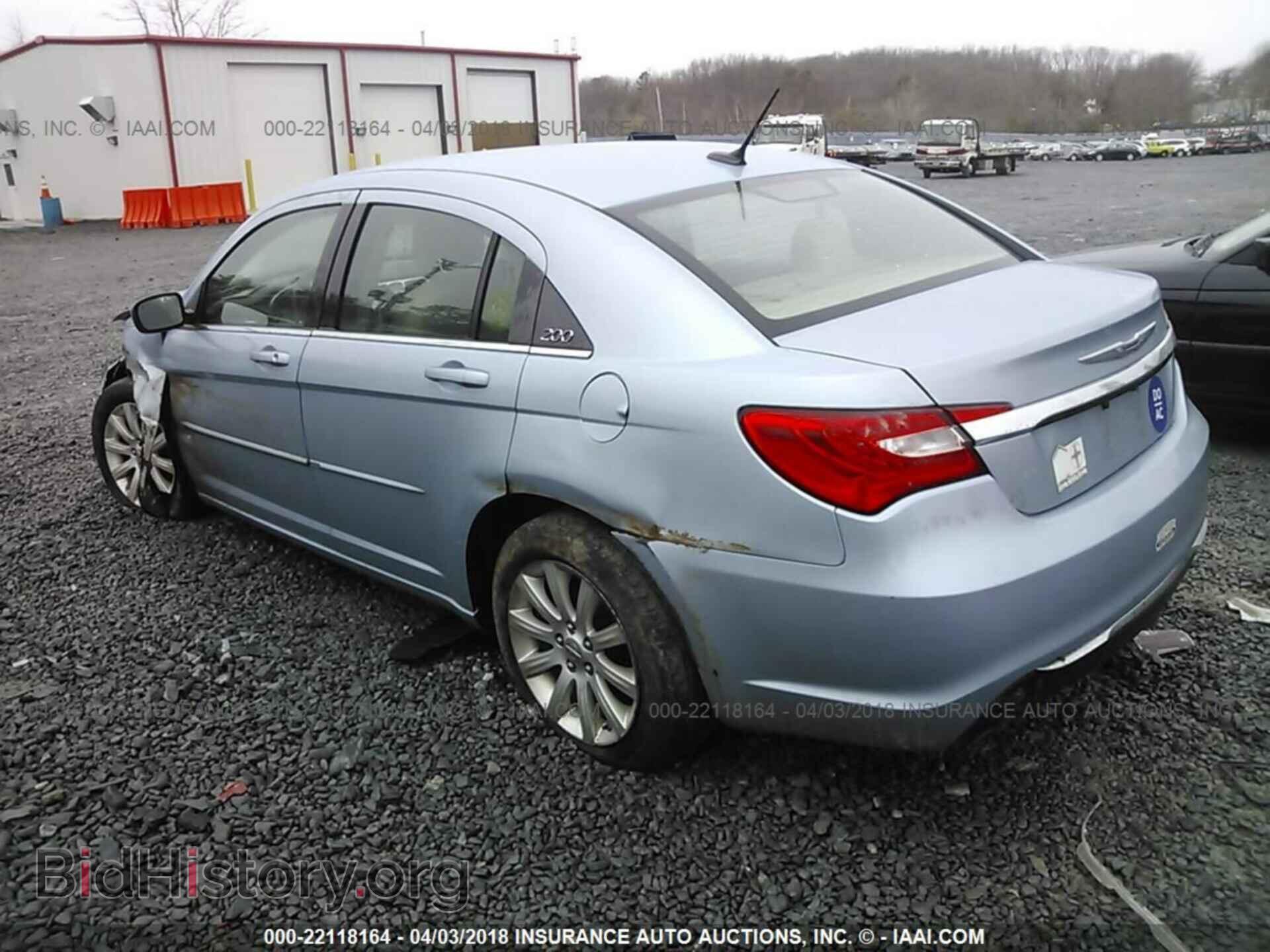 2012 Chrysler 200 - VIN: 1C3CCBBB3CN239388 - Фото 3