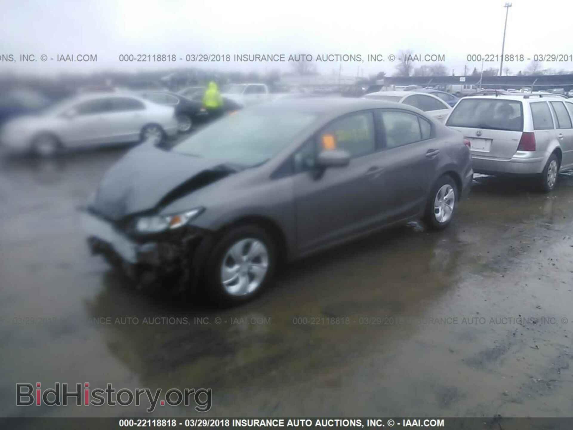 2014 Honda Civic - VIN: 19XFB2F55EE036607 - Фото 2