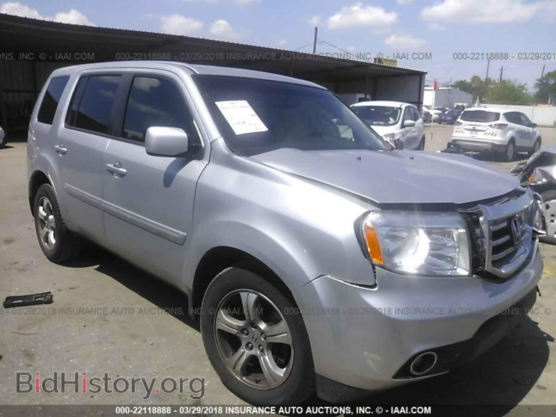 Фотография 5FNYF3H54CB018445 - Honda Pilot 2012