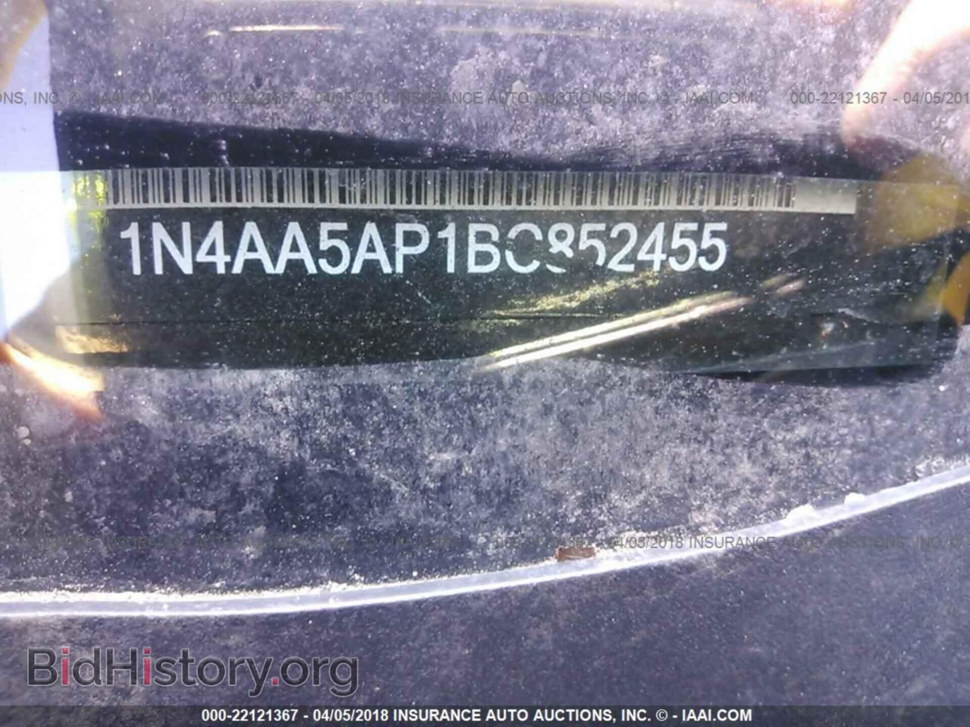 2011 Nissan Maxima - VIN: 1N4AA5AP1BC852455 - Фото 9