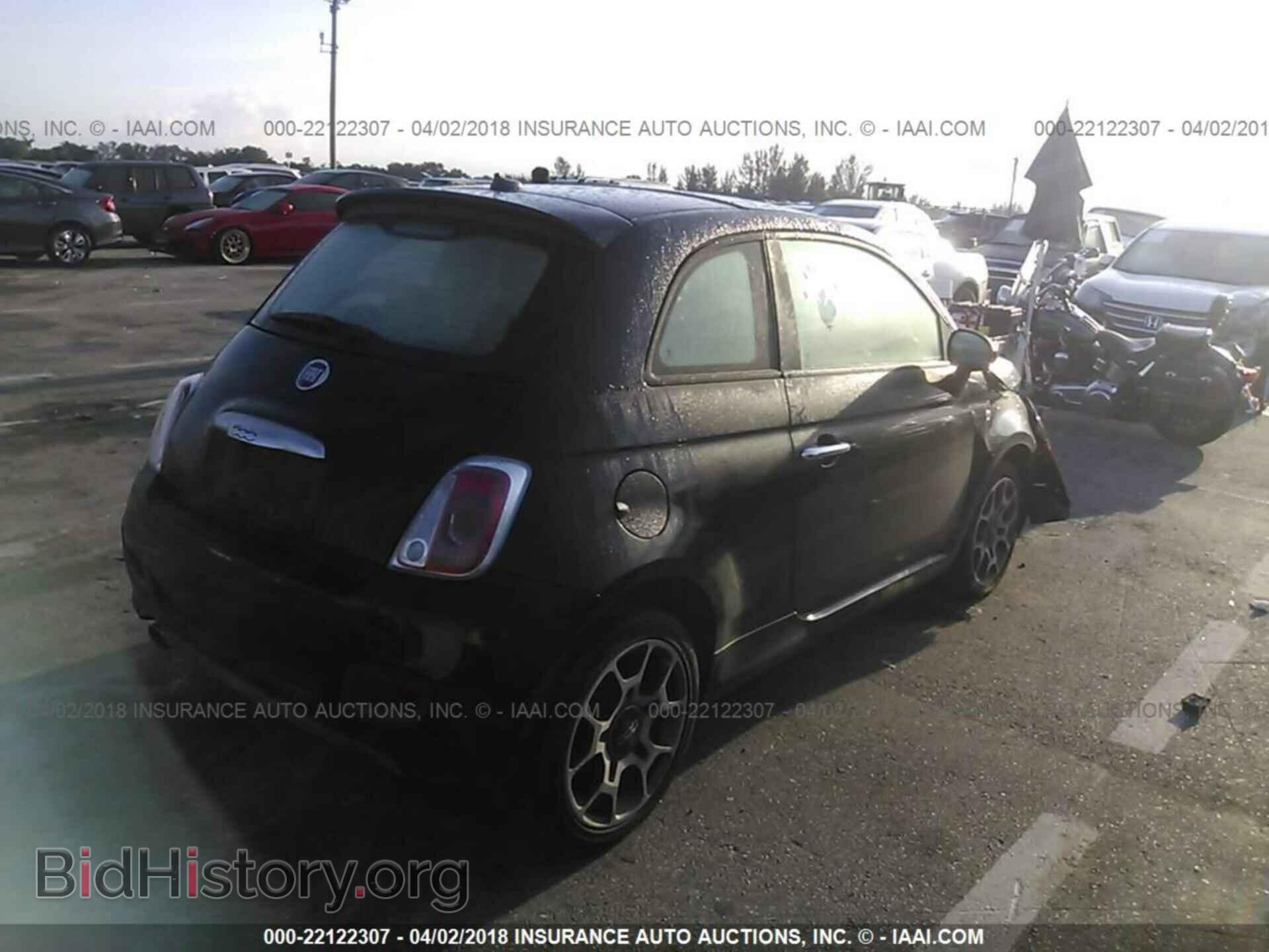 2012 Fiat 500 - VIN: 3C3CFFBR6CT164732 - Фото 4