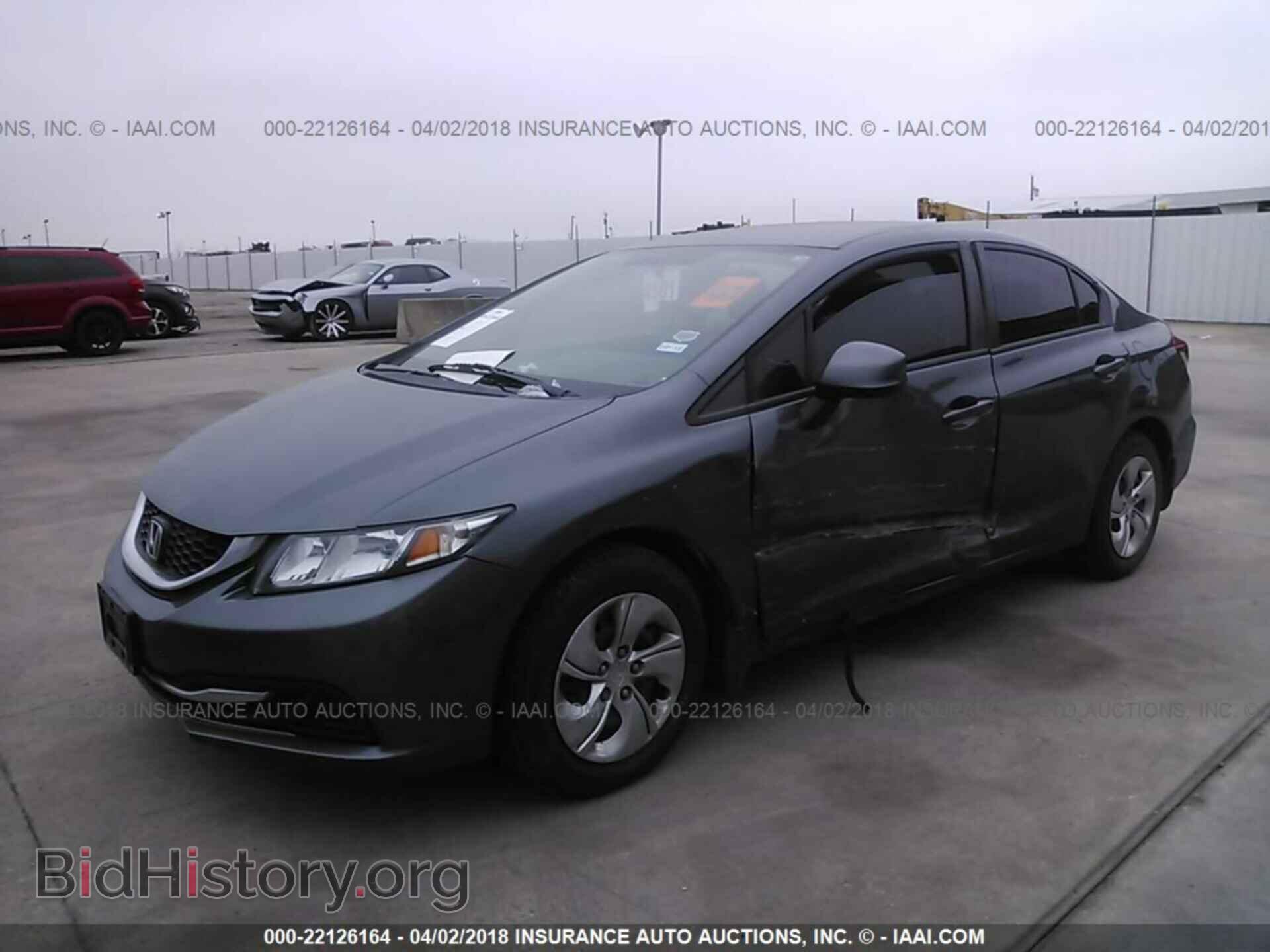 2013 Honda Civic - VIN: 19XFB2E5XDE092428 - Фото 2