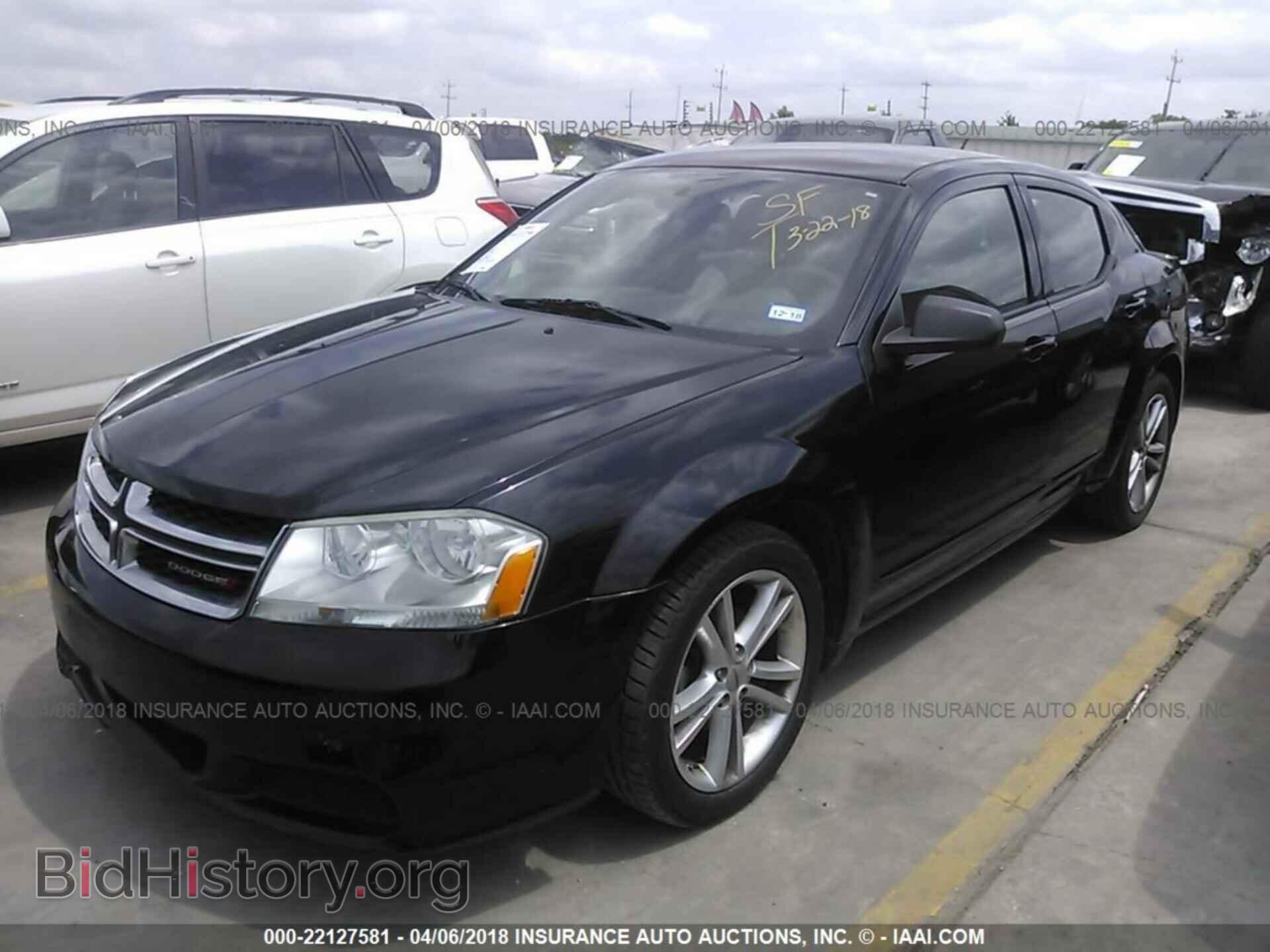2012 Dodge Avenger - VIN: 1C3CDZAB5CN322375 - Фото 2