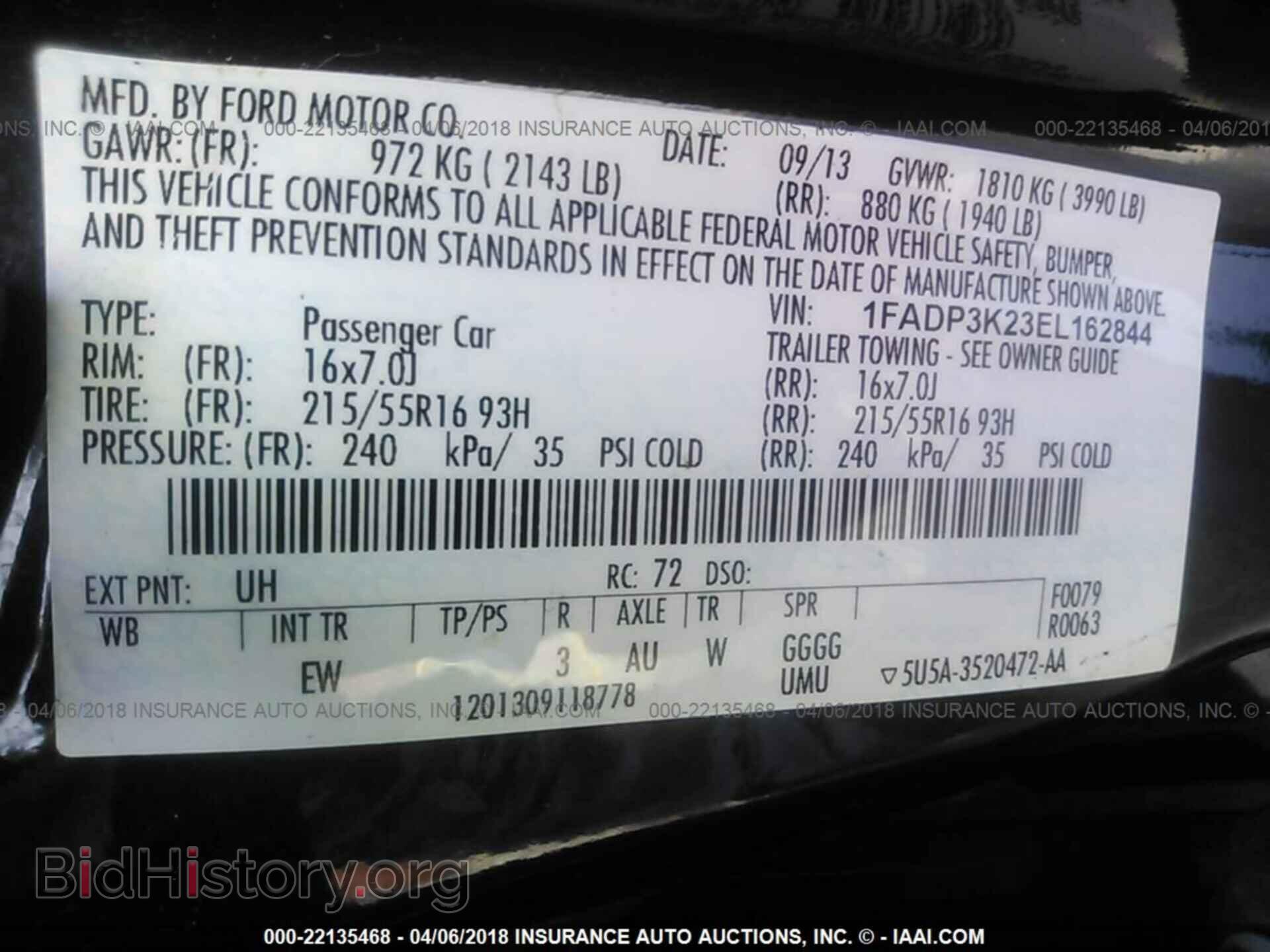 2014 Ford Focus - VIN: 1FADP3K23EL162844 - Photo 9