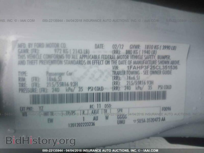 2012 Ford FOCUS (VIN 1FAHP3F25CL351536) — фото 9 из 10