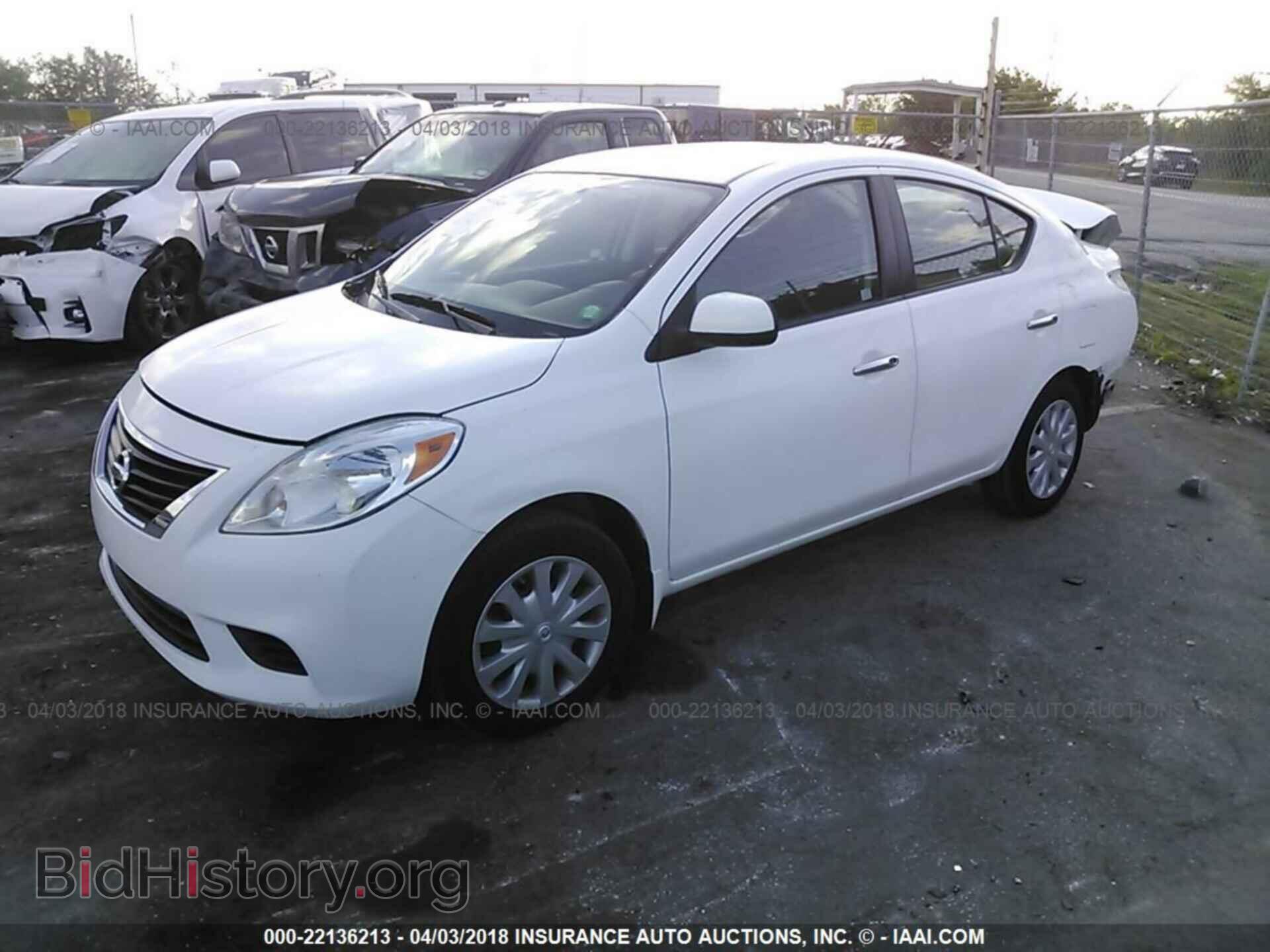 2012 Nissan Versa - VIN: 3N1CN7AP0CL926363 - Фото 2