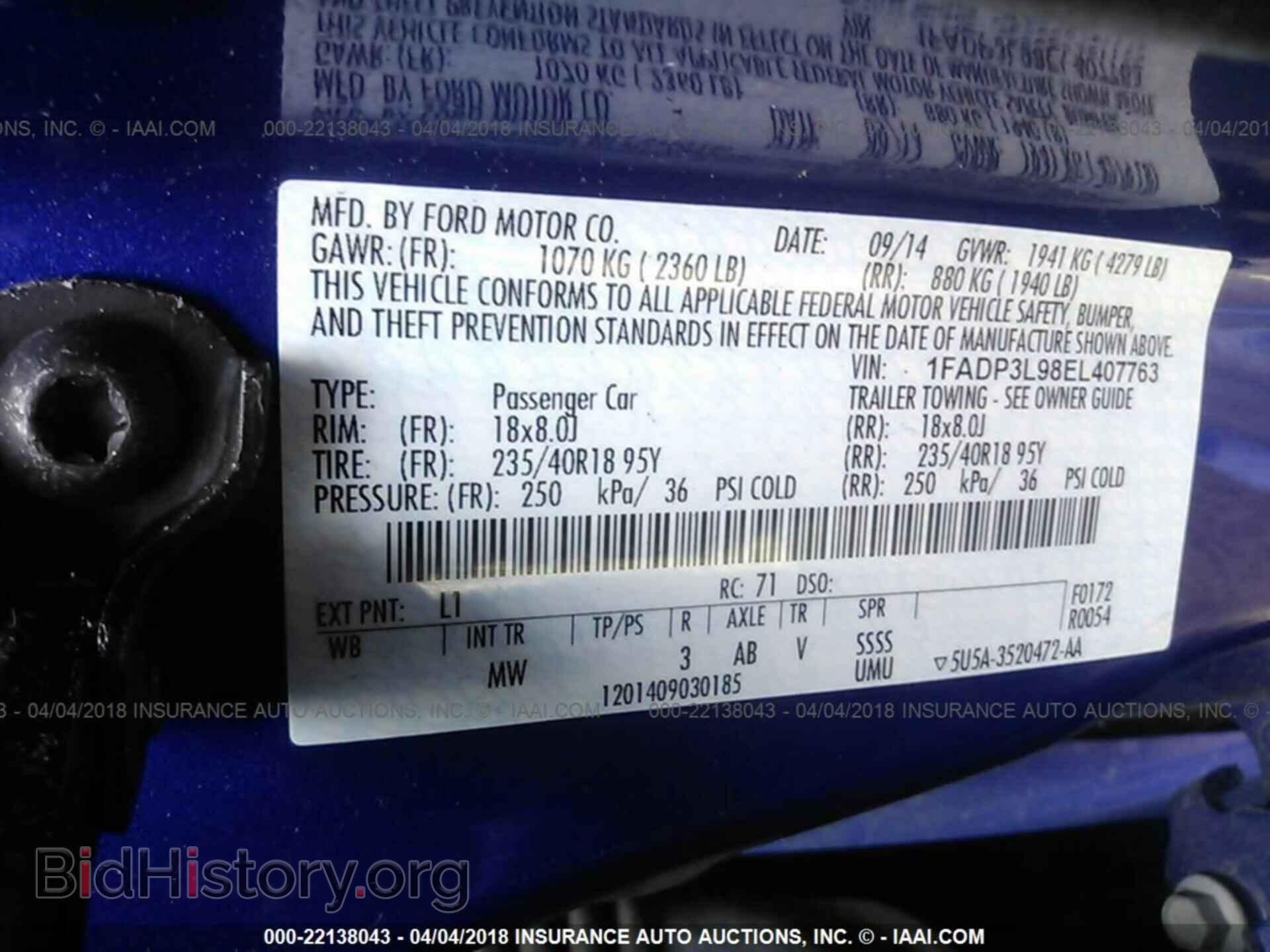 2014 Ford Focus - VIN: 1FADP3L98EL407763 - Photo 9