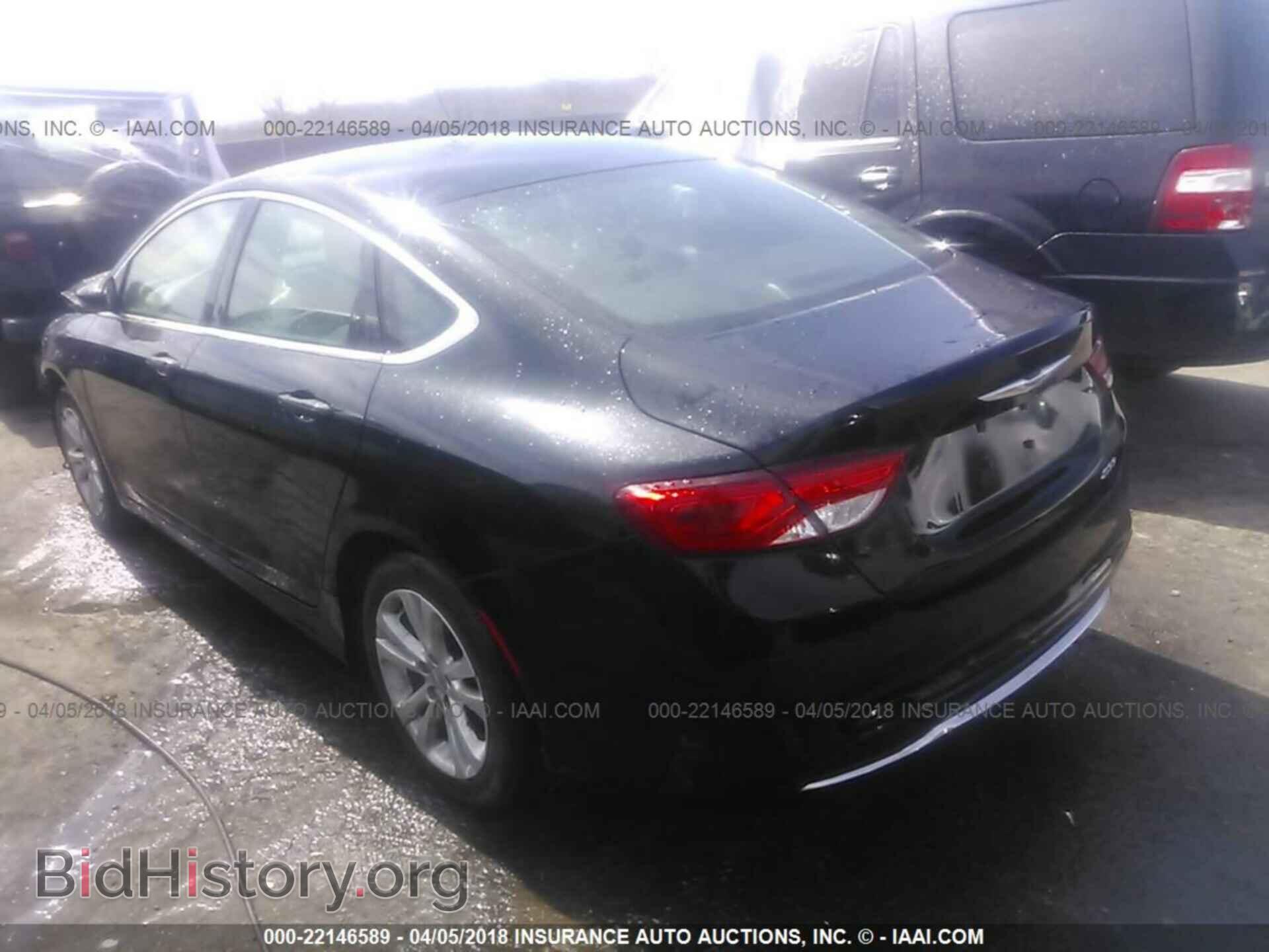 2015 Chrysler 200 - VIN: 1C3CCCAB3FN676397 - Фото 3