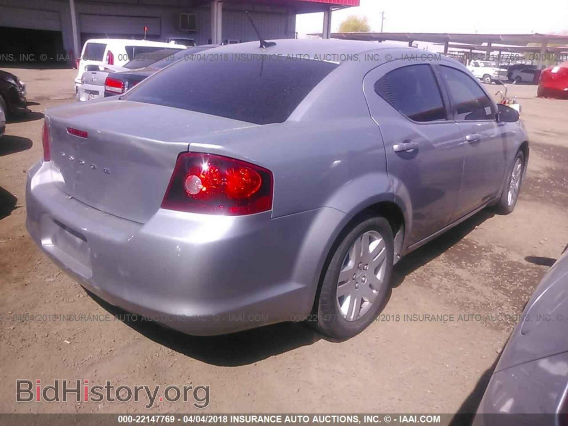 2013 Dodge Avenger - VIN: 1C3CDZAB3DN621848 - Фото 4