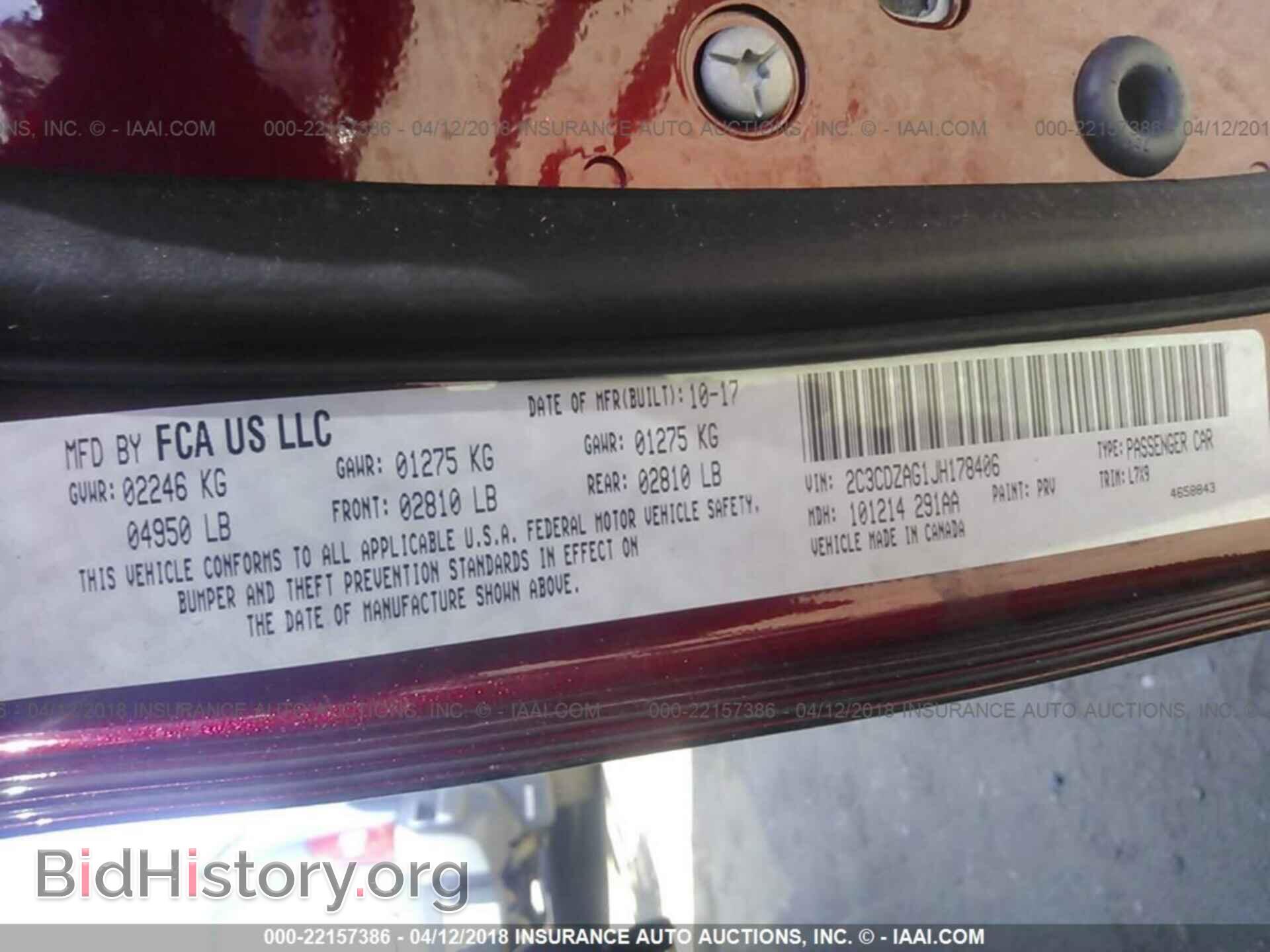 2018 Dodge Challenger - VIN: 2C3CDZAG1JH178406 - Photo 9