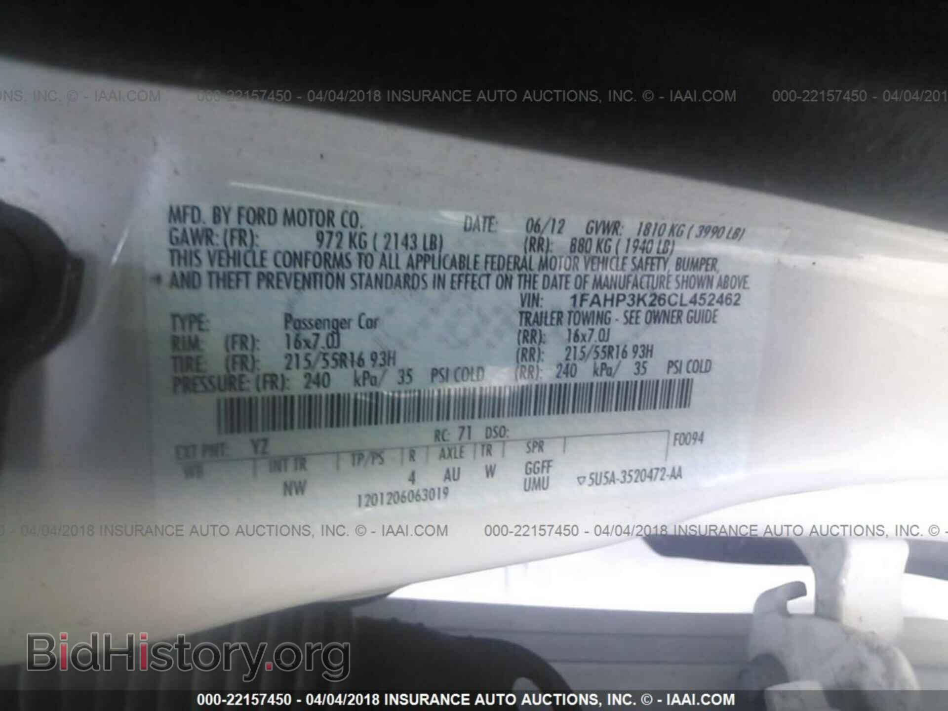 2012 Ford Focus - VIN: 1FAHP3K26CL452462 - Photo 9