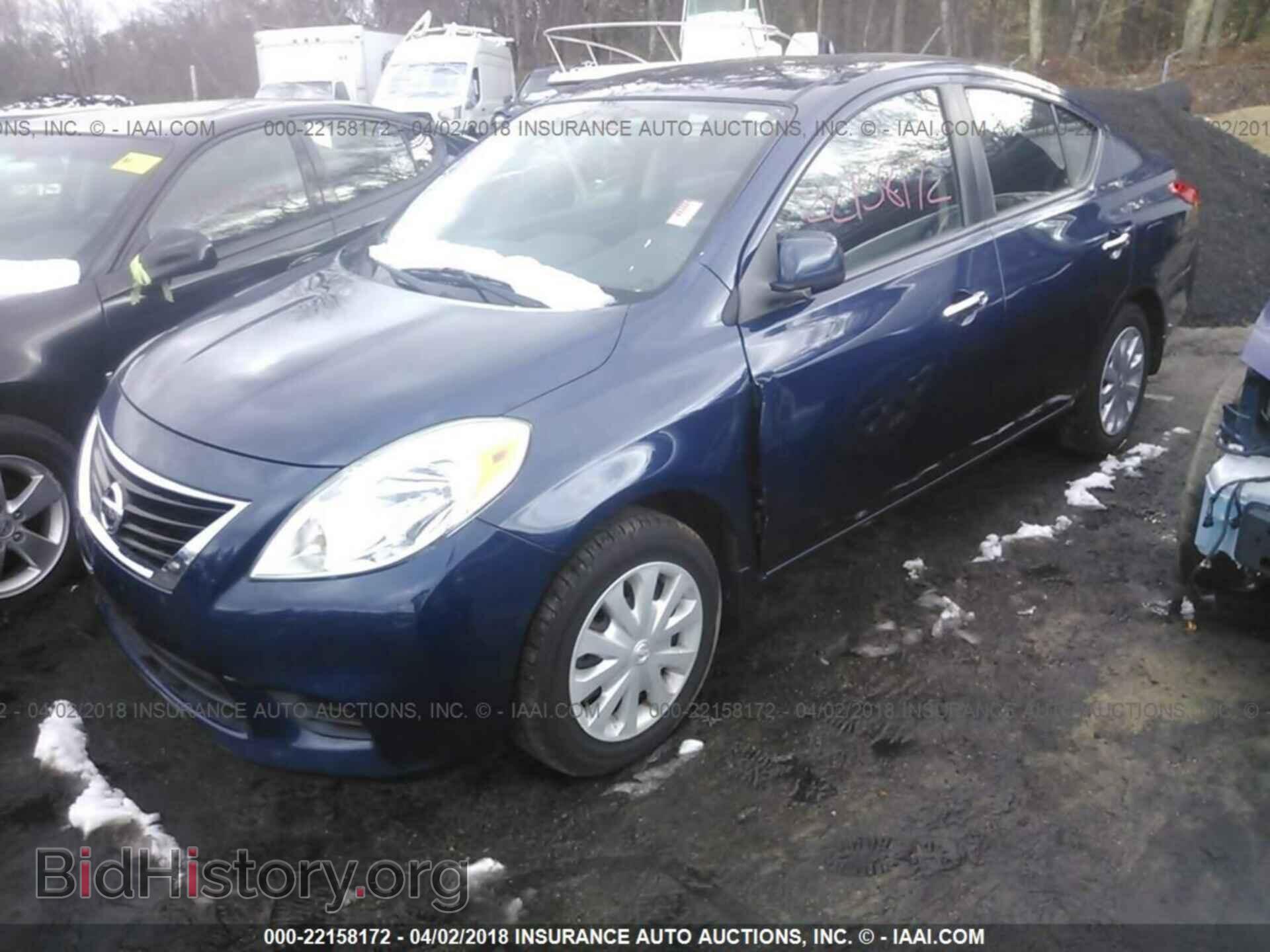 2012 Nissan Versa - VIN: 3N1CN7AP4CL856401 - Фото 2