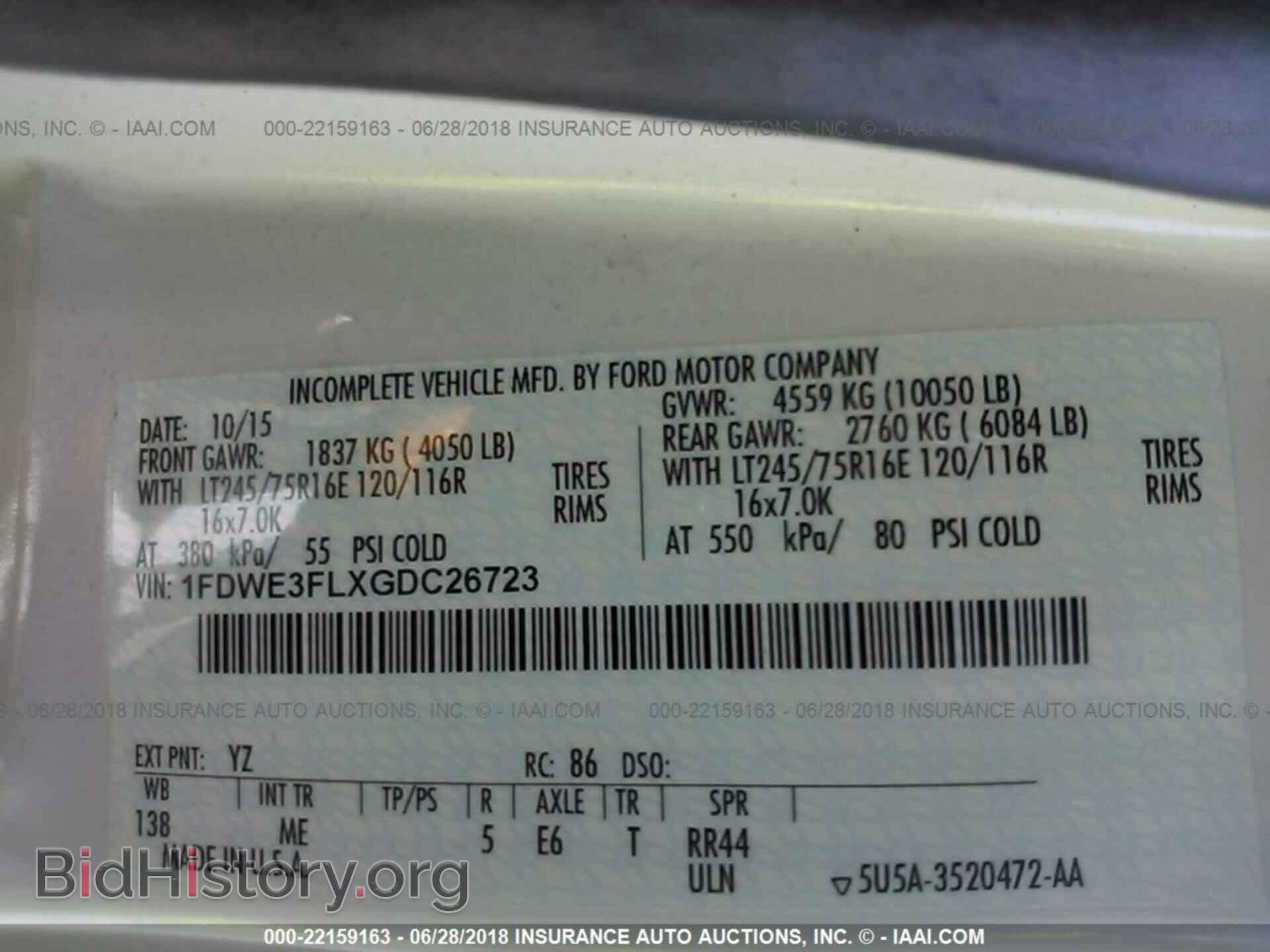 2016 Ford Econoline - VIN: 1FDWE3FLXGDC26723 - Photo 10