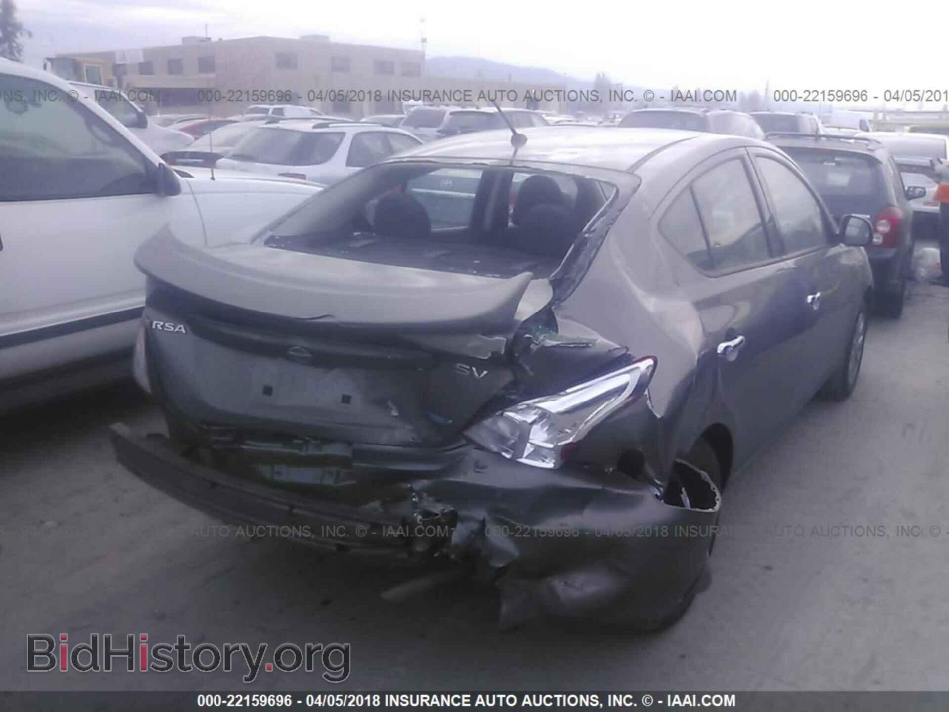 2014 Nissan Versa - VIN: 3N1CN7AP1EK458412 - Фото 4