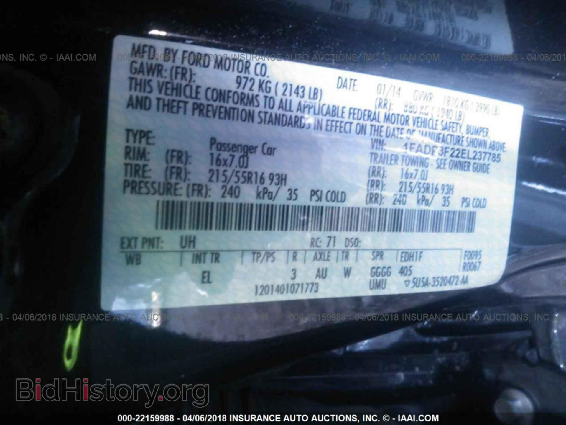 2014 Ford Focus - VIN: 1FADP3F22EL237785 - Photo 9