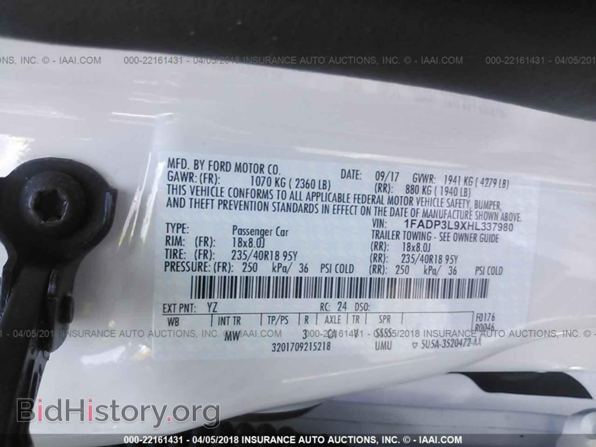 2017 Ford Focus - VIN: 1FADP3L9XHL337980 - Photo 9