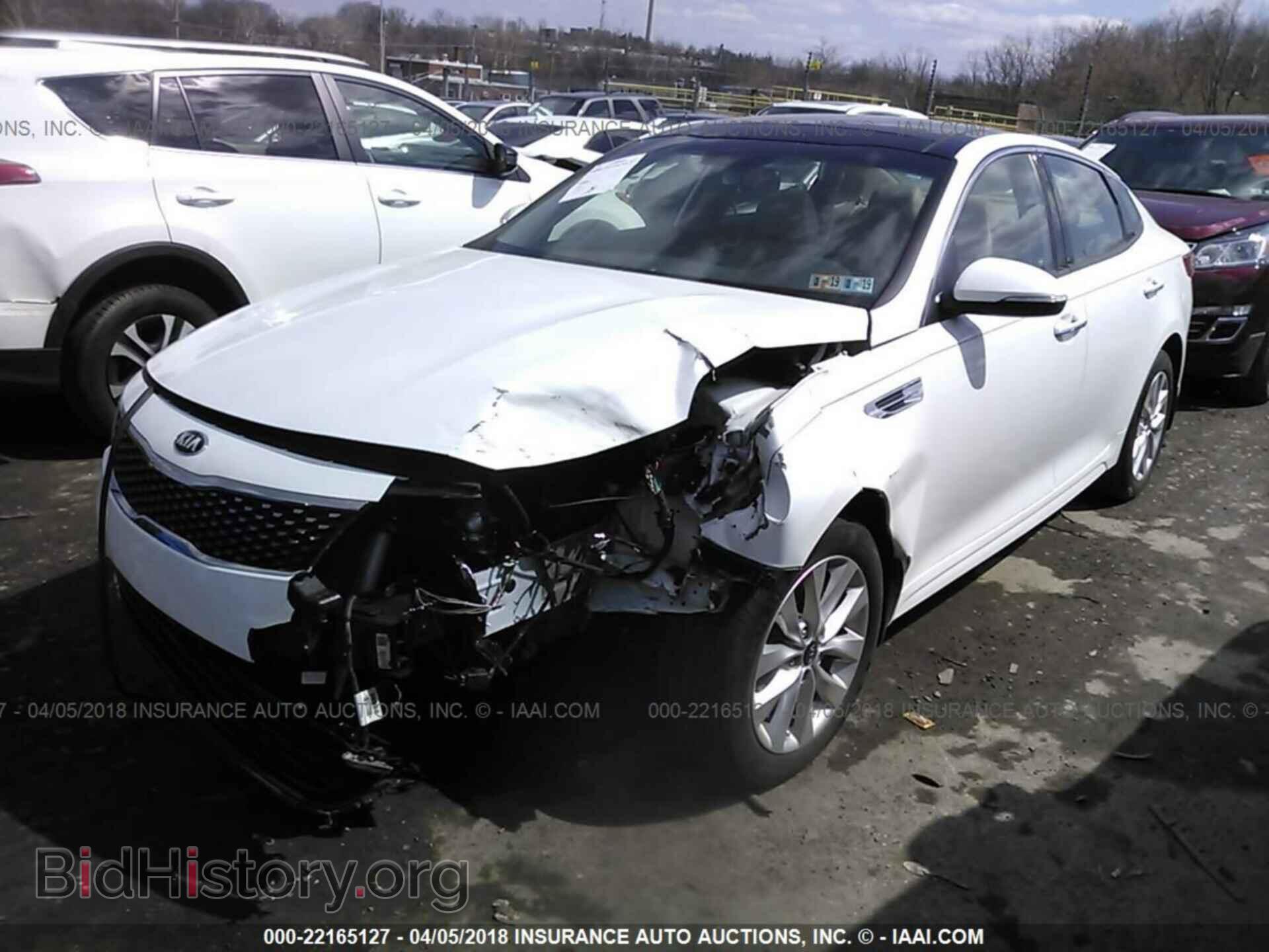 2016 Kia Optima - VIN: 5XXGU4L36GG099206 - Фото 2