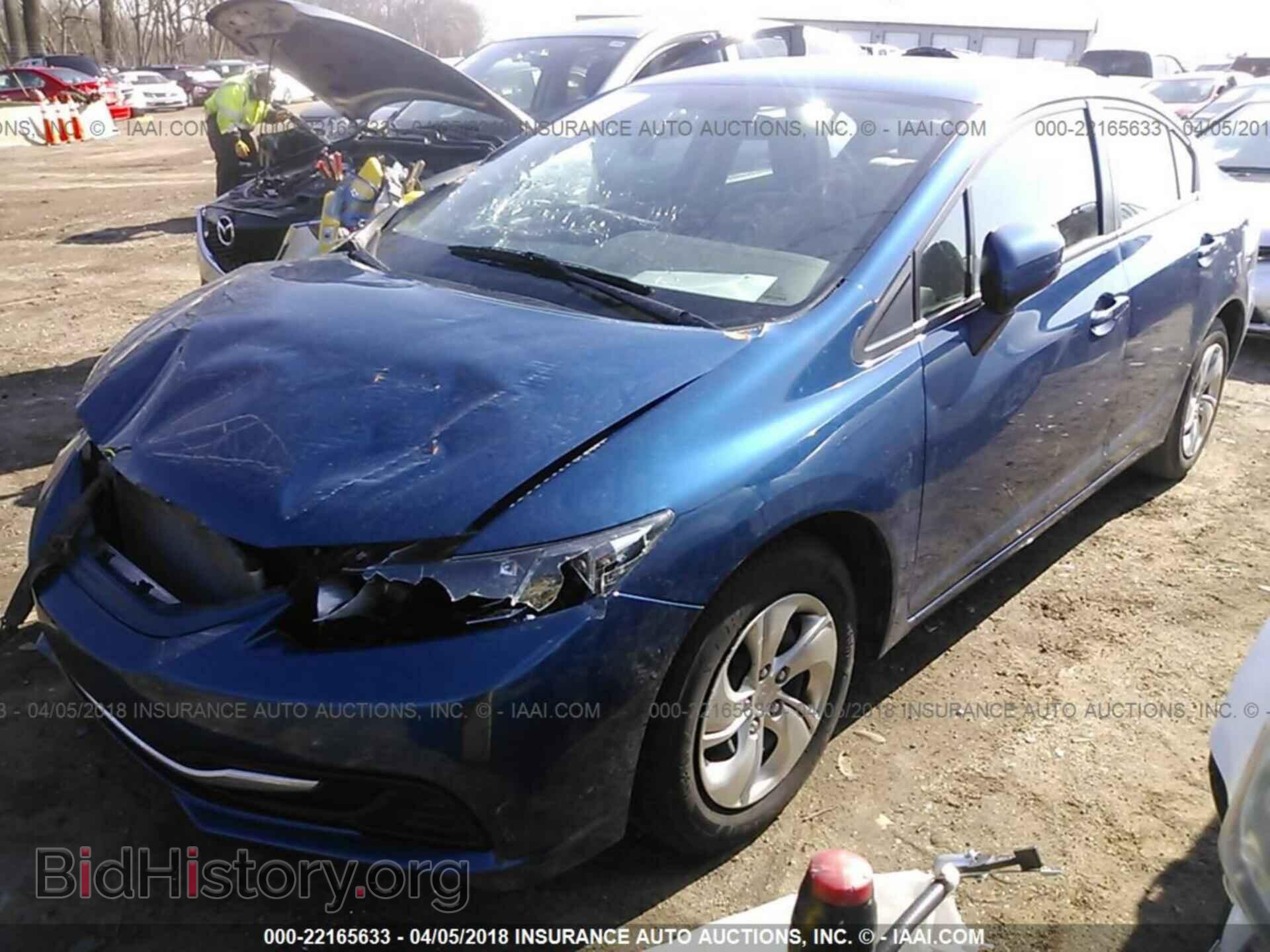 2014 Honda Civic - VIN: 2HGFB2F56EH554120 - Фото 2
