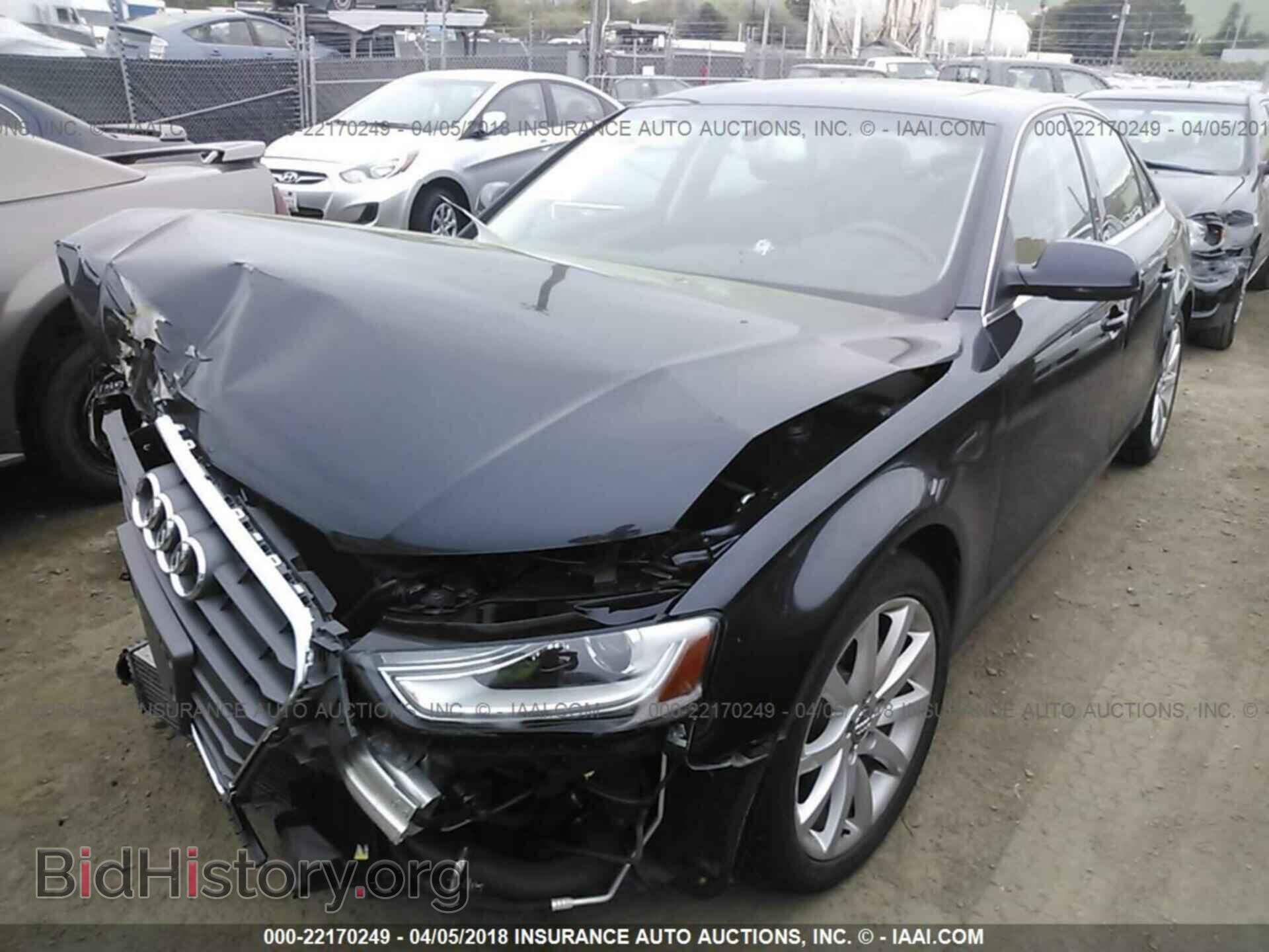 2013 Audi A4 - VIN: WAUKFBFL4DA183291 - Photo 2
