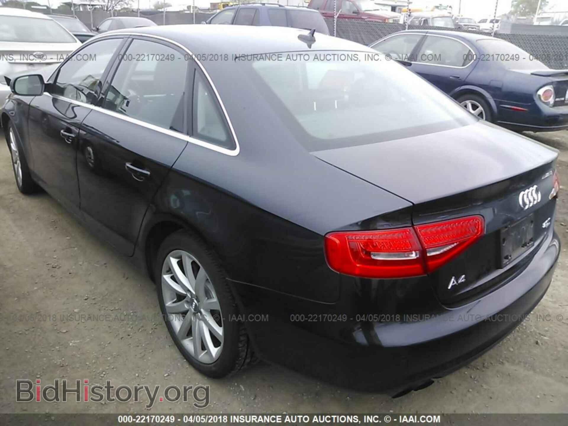 2013 Audi A4 - VIN: WAUKFBFL4DA183291 - Photo 3